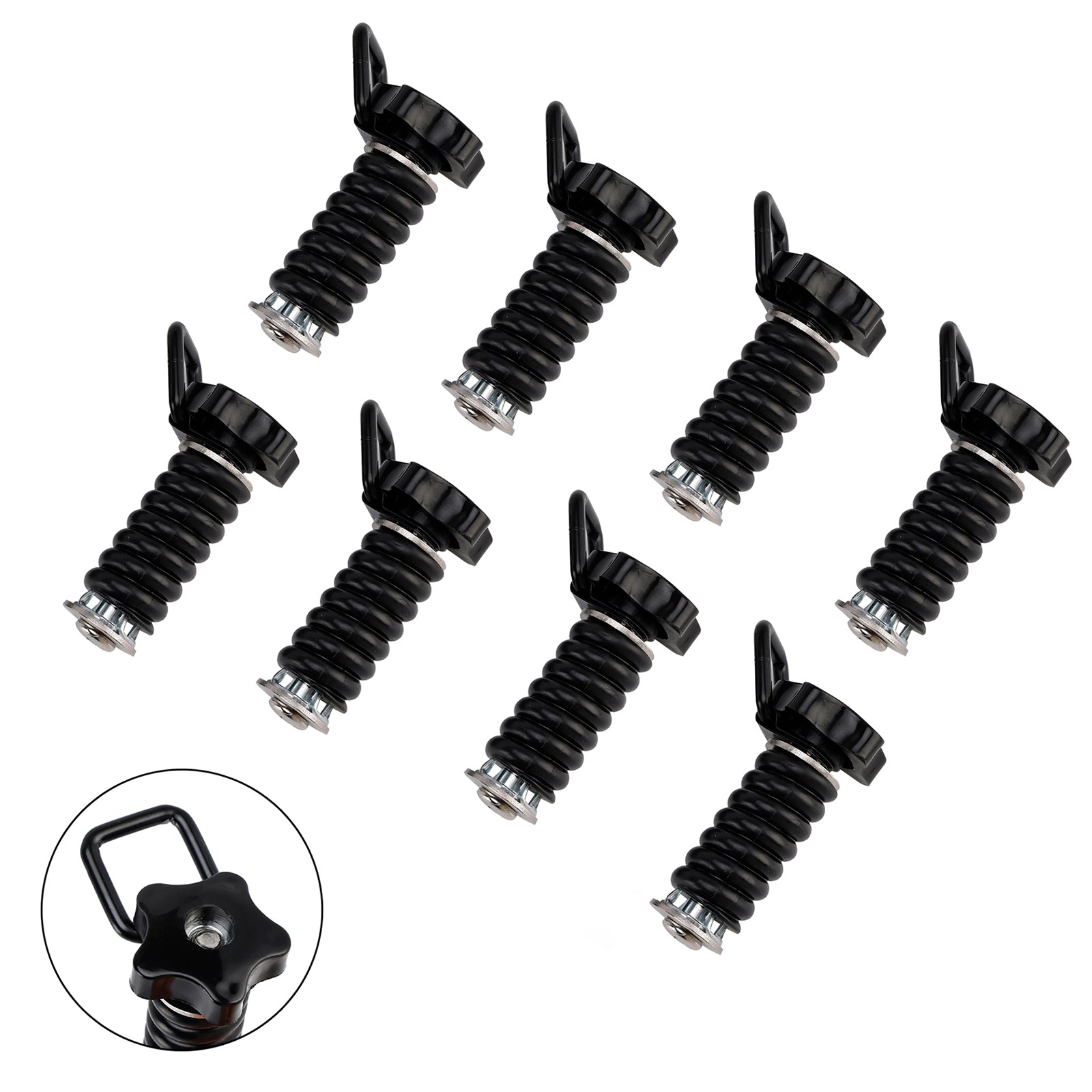 13-25 Polaris Rzr Sportsman 8X Tie Down Anchors Blocco ad anello flessibile & Ride