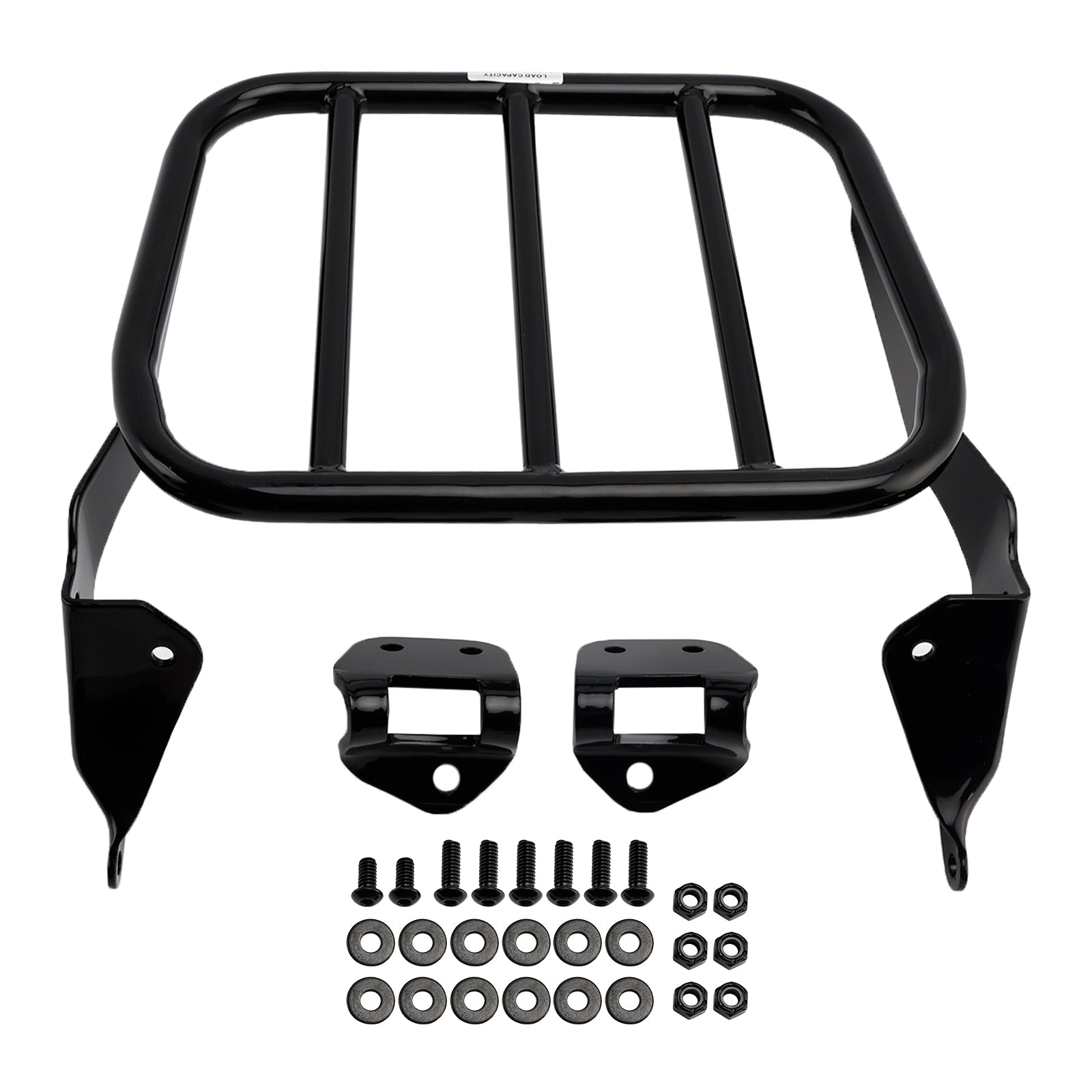 2018–2025 Fat Bob Low Rider Sport Glide Sissy Bar Sport Gepäckträger Schwarz