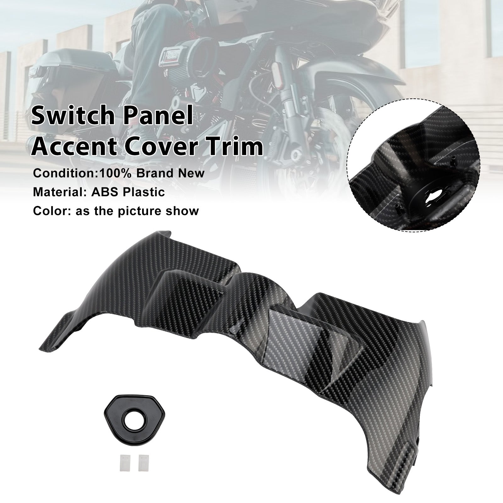 Touring Electra Street Glide 2023-2025 Switch Panel Accent Cover Trim