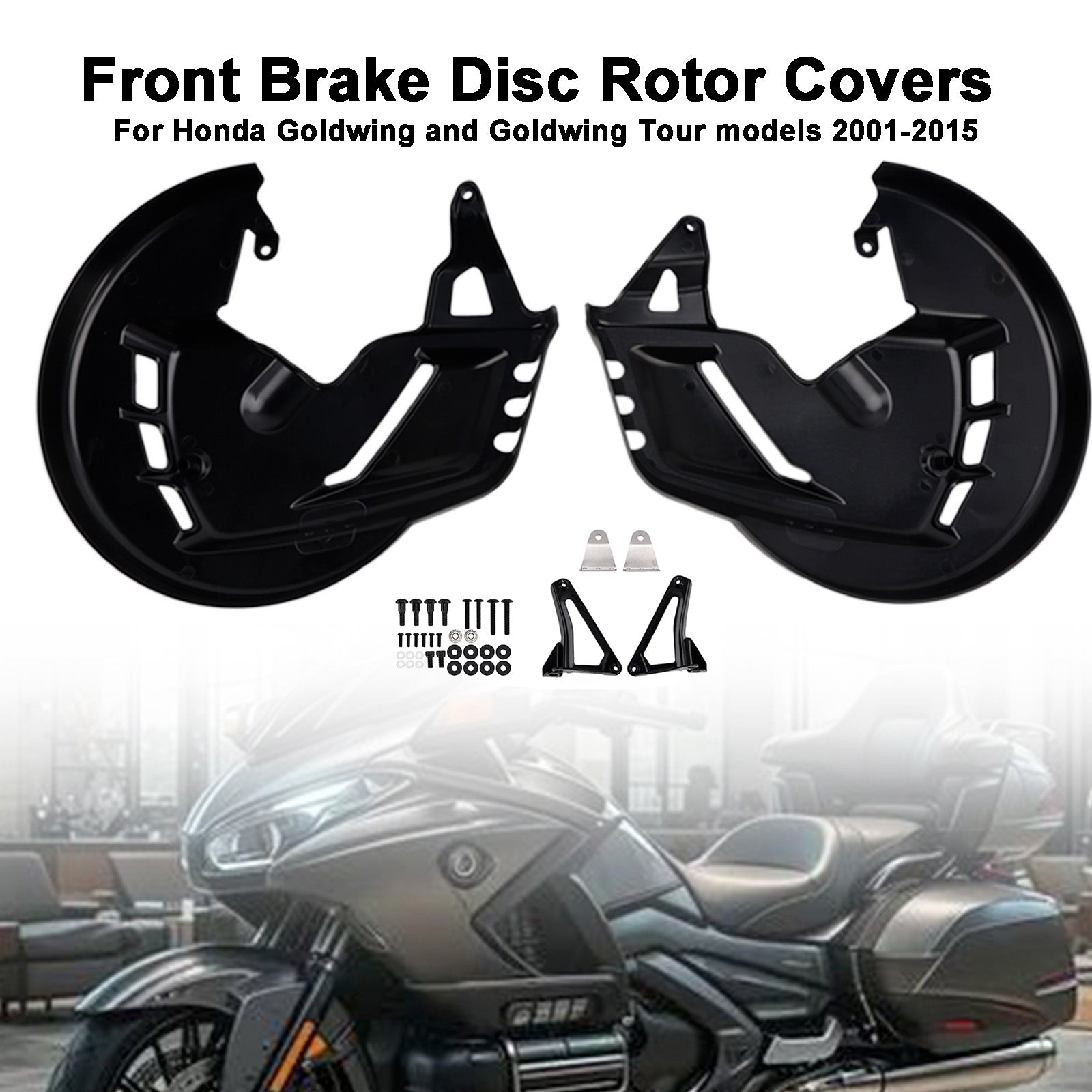 Honda Goldwing GL1800 F6B 01-15 Front Brake Disc Rotor Covers