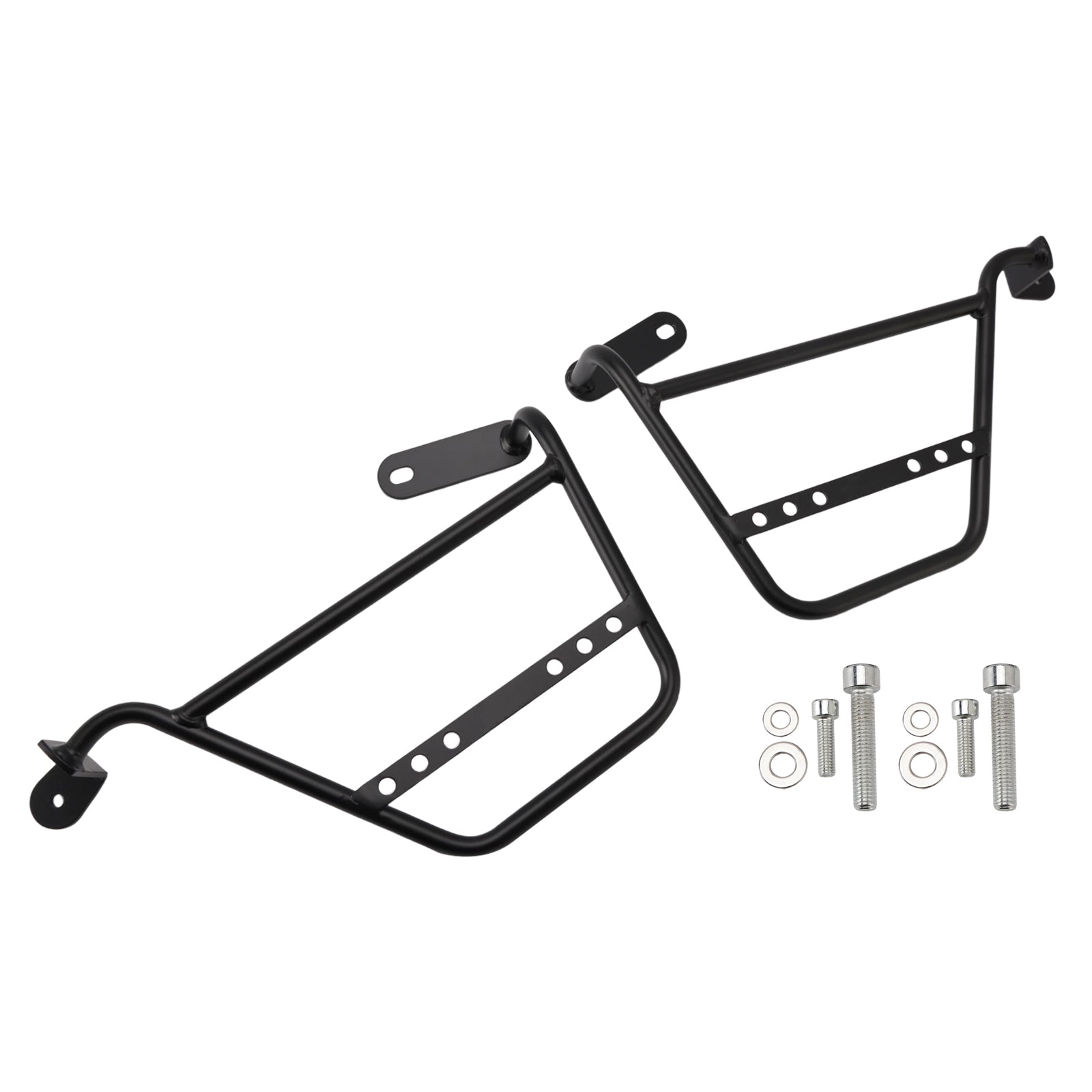 21-24 Guzzi V7 750Cc Luggage Rack Side Saddle Bag Mount Bracket Black Left