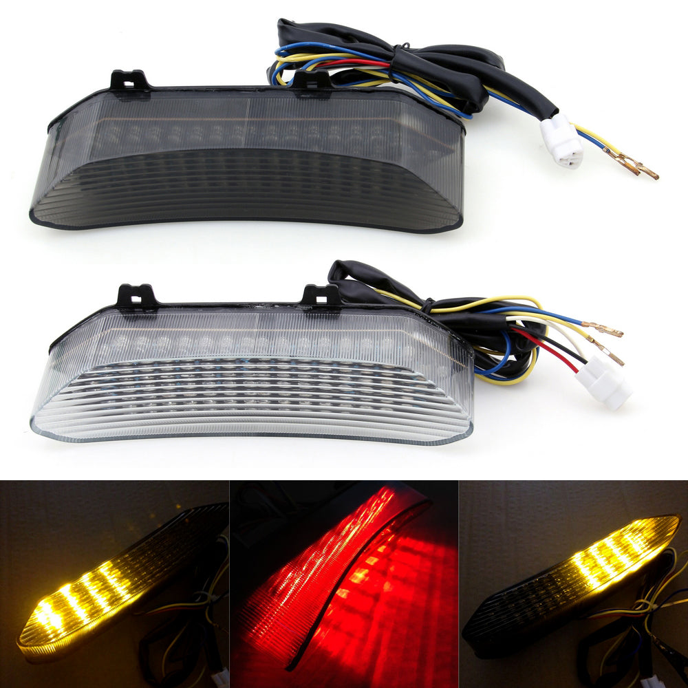 Yamaha yzf 1000 R1 2002-2003 Les clignotants de feu arrière LED intégrés sont clairs