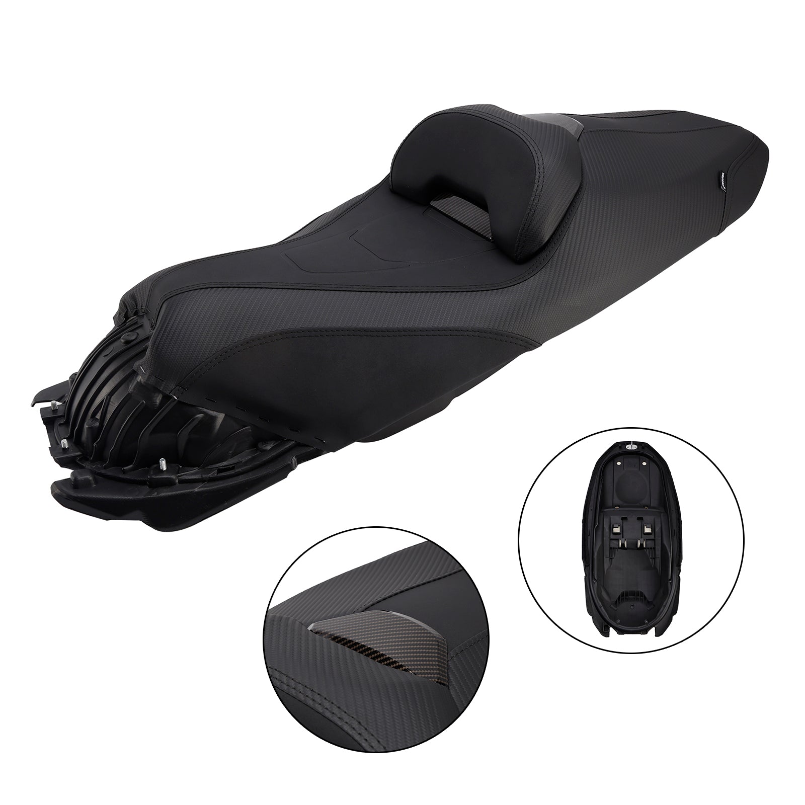 22-25 Honda Adv350 Complete Backrest Pad Rider Passenger Seat Fits