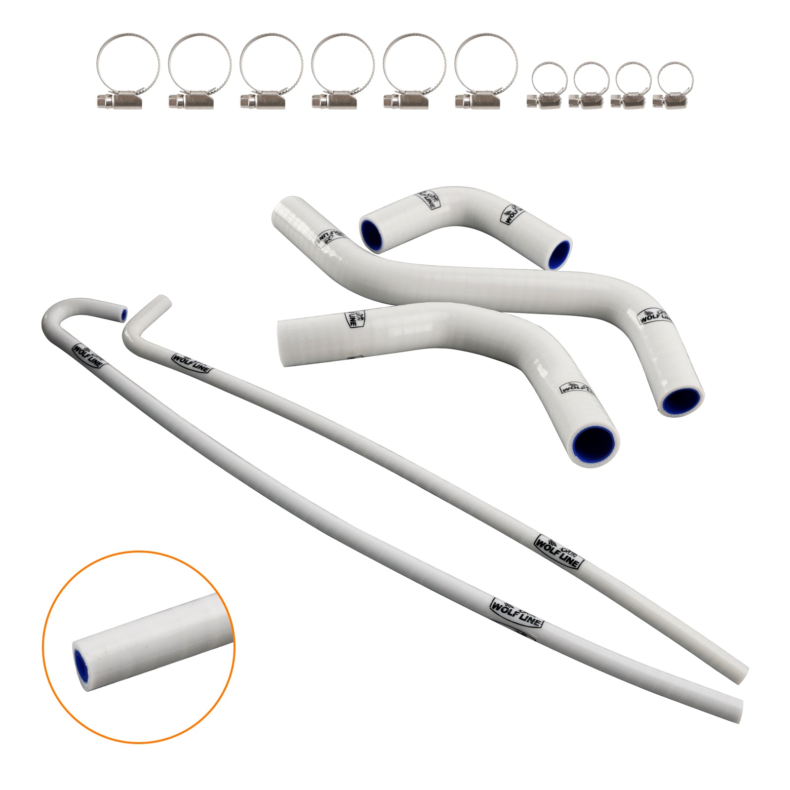 17-24 Kawasaki Z900 & 17-25 Z900RS Silicone Radiator coolant Hose kit