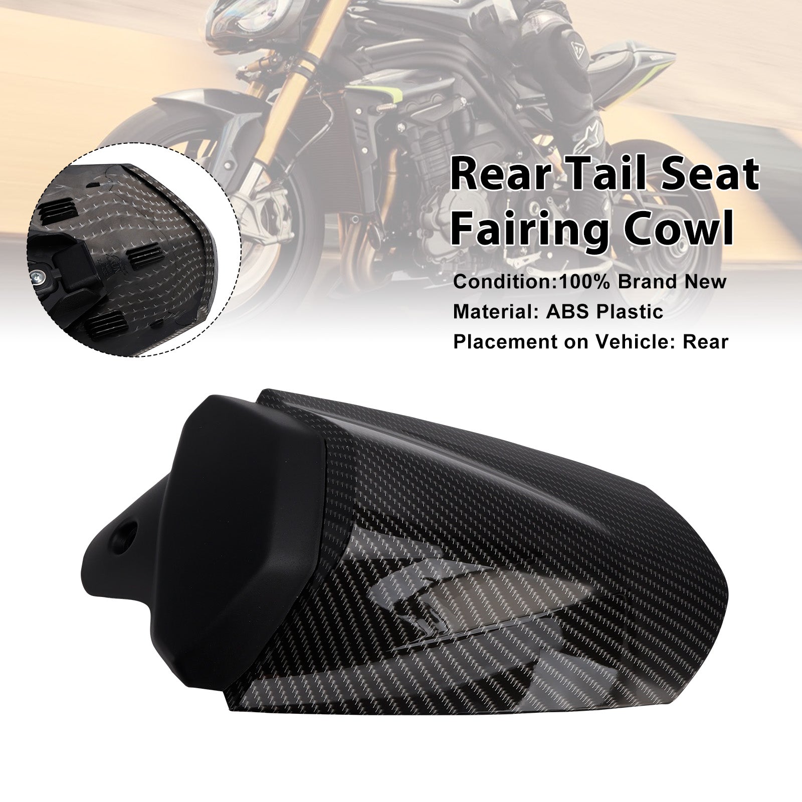 2025-2026 Speed Triple 1200 RS Rear Tail Seat Fairing Cowl Cover