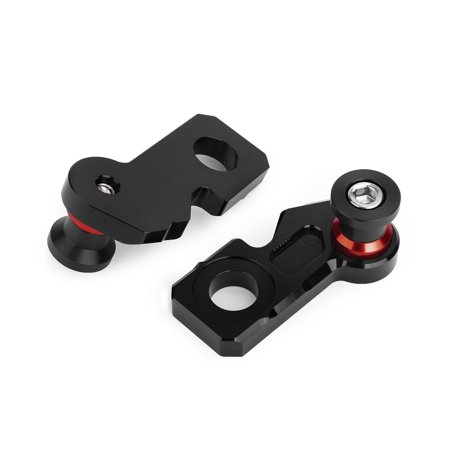 14-18 Honda CB650F CBR650F CNC Chain Adjuster Block With Stand Spool Red