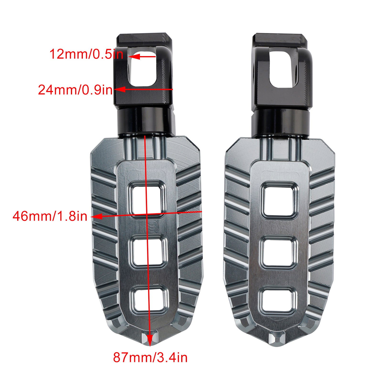 20-24 Tiger 900 Scrambler 1200XC 1200XE 1200X Front Footrests Foot Peg