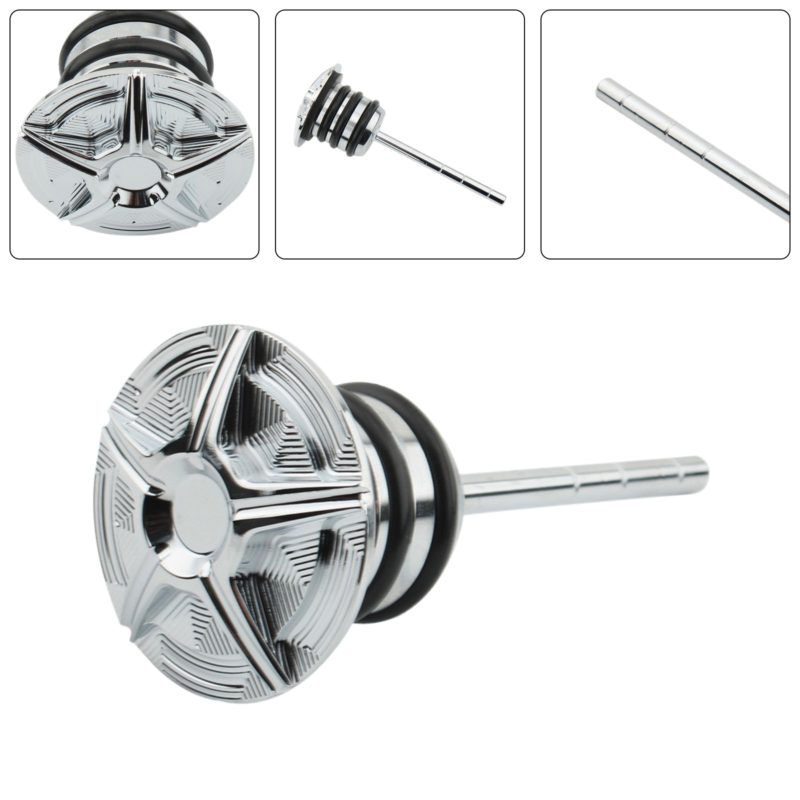 Softail 84-99 Sportster 82-03 Oil Dipstick Tank Cap Plug