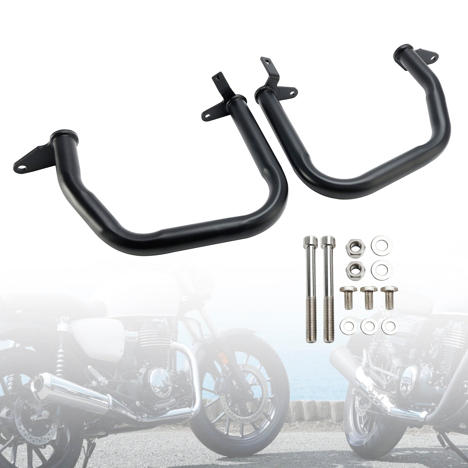 2023-2024 Honda GB350 GB350S Motorvakt Crash Bar Frame Protector stötfångare