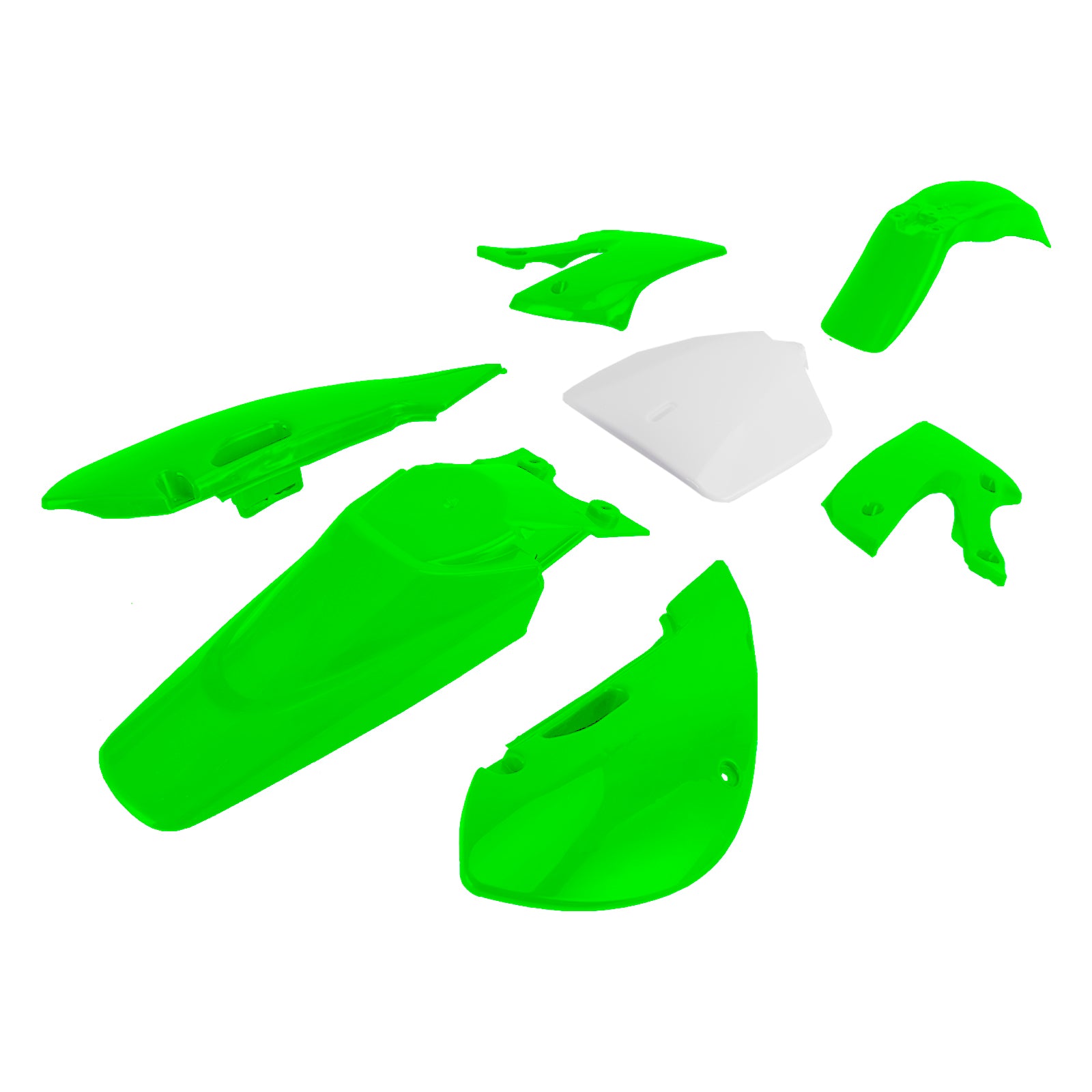 Injektion ABS Plastikkörperverkleidungskit für Kawasaki KLX110 KLX65 RM65 DRZ110