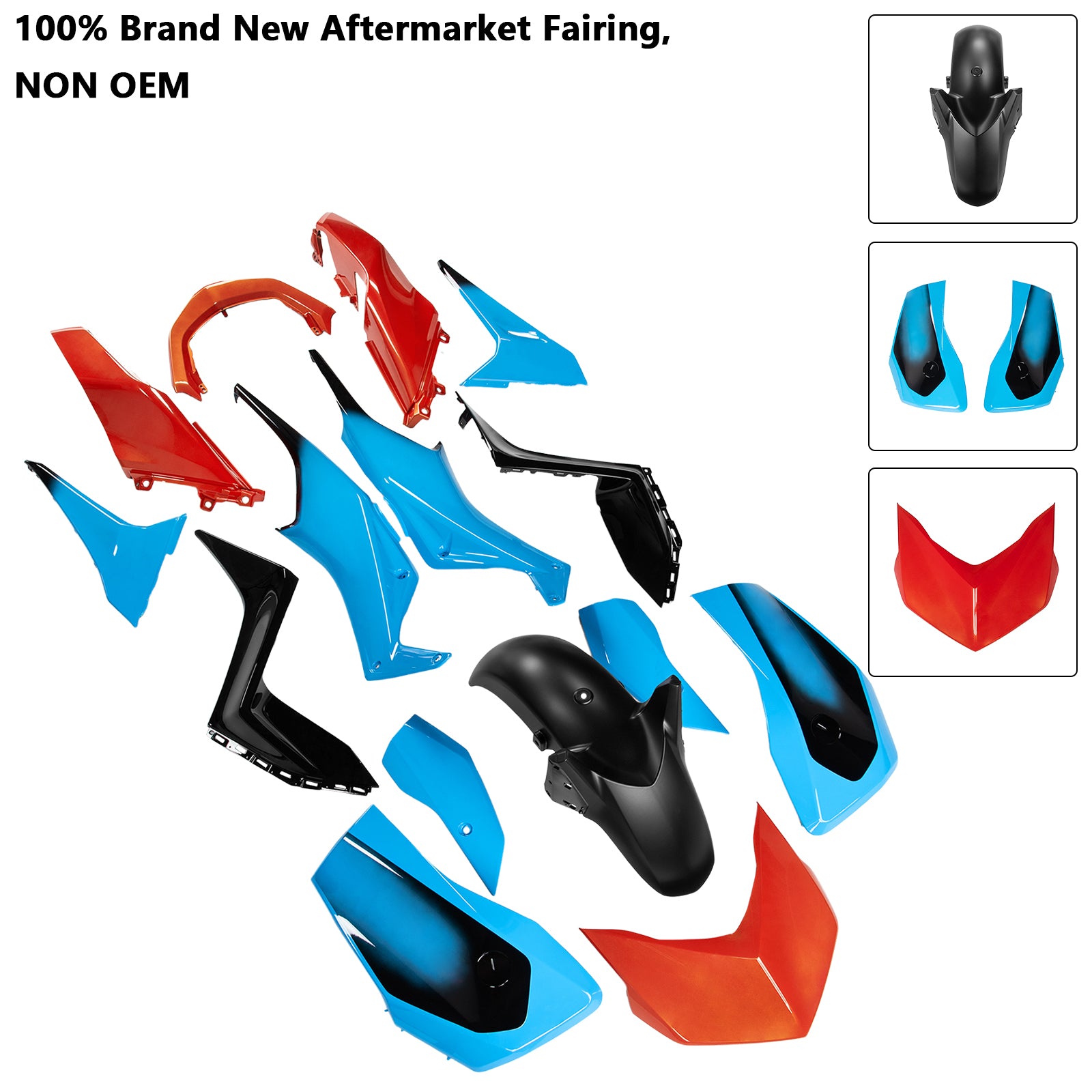 Amotopart 2023-2024 Yamaha x Max 300 Kit de carénage