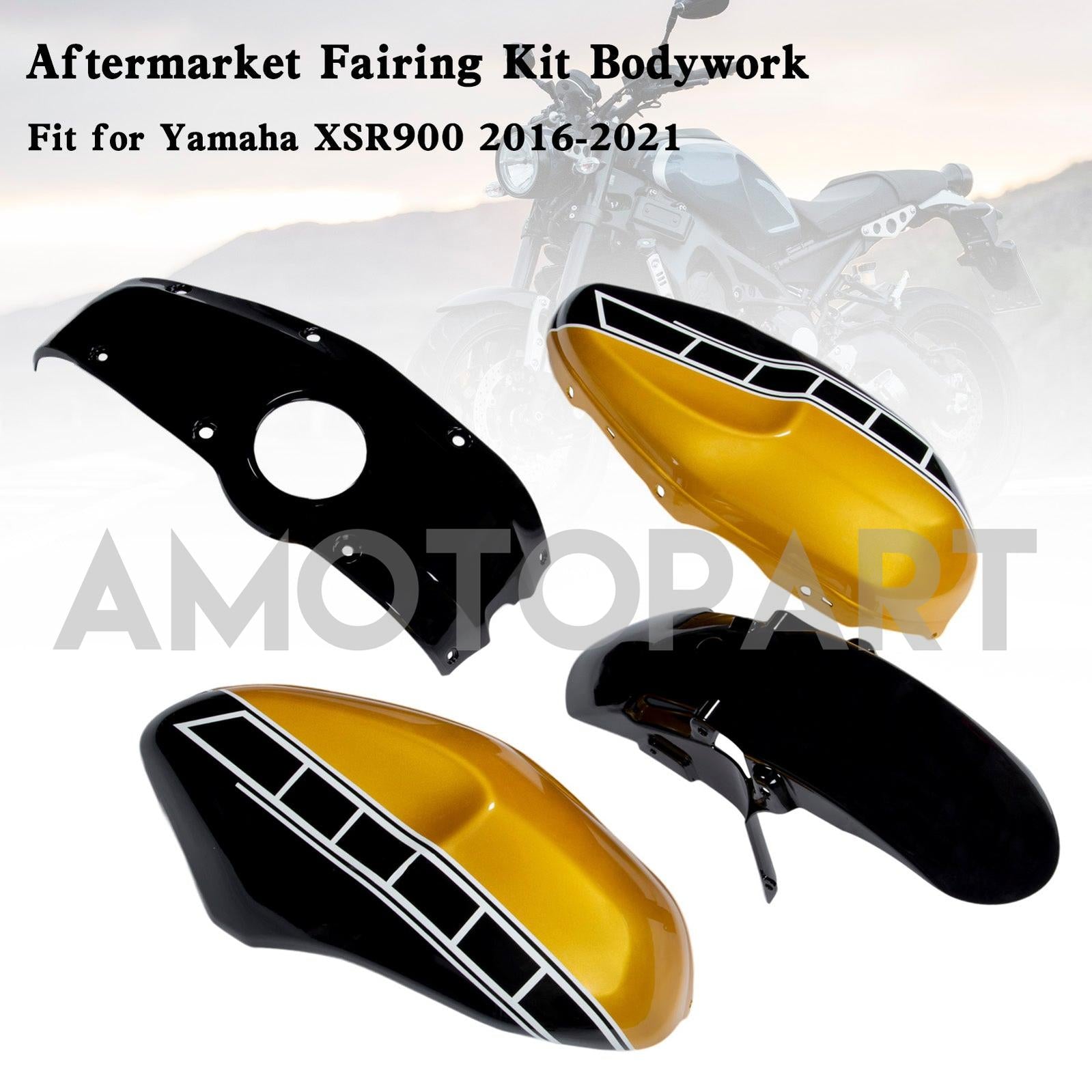 Amotopart 2016-2021 Yamaha XSR900 Fairing Kit