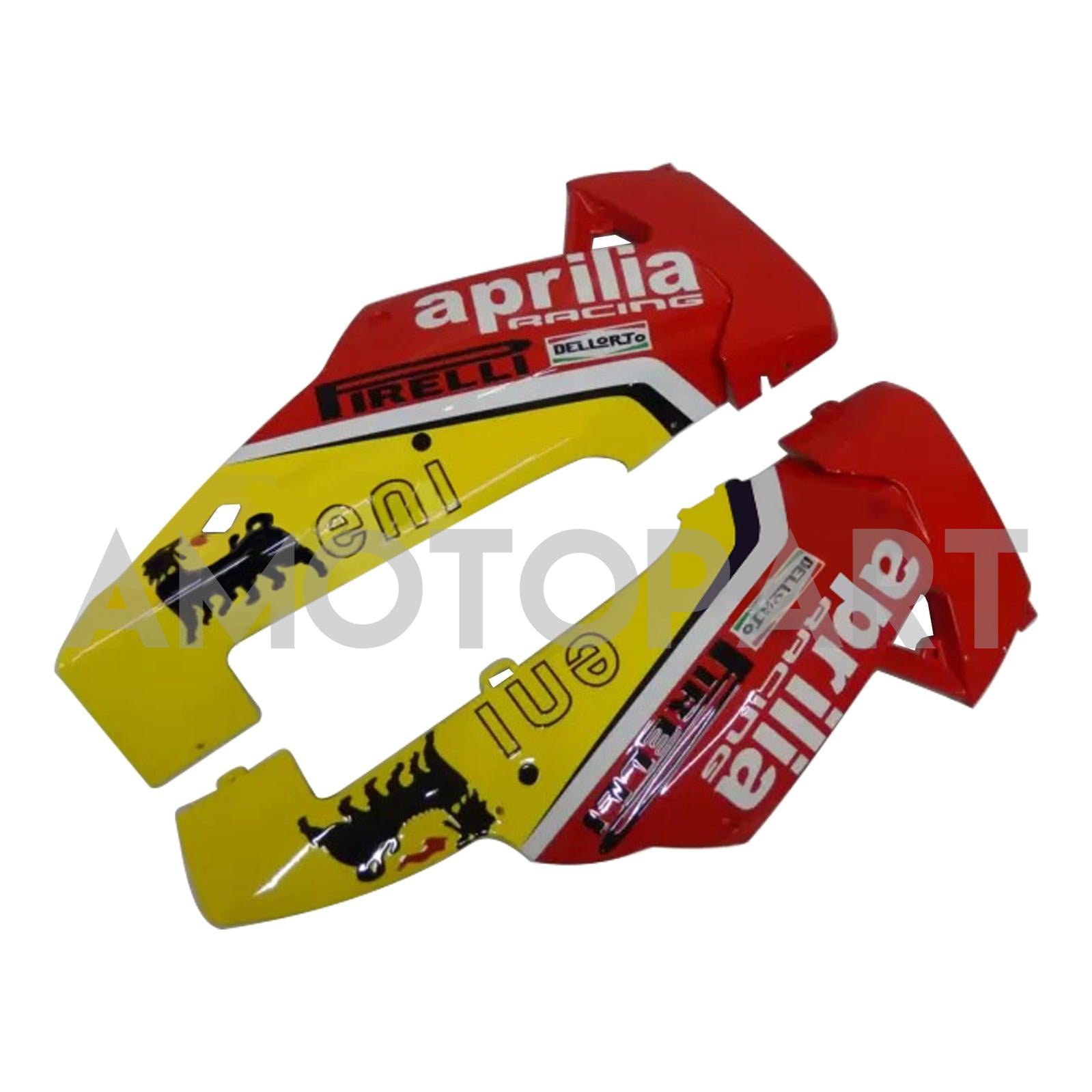 Amotopart 2009-2015 RSV4 1000 アプリリア ホワイト&レッド スタイル5 フェアリングキット