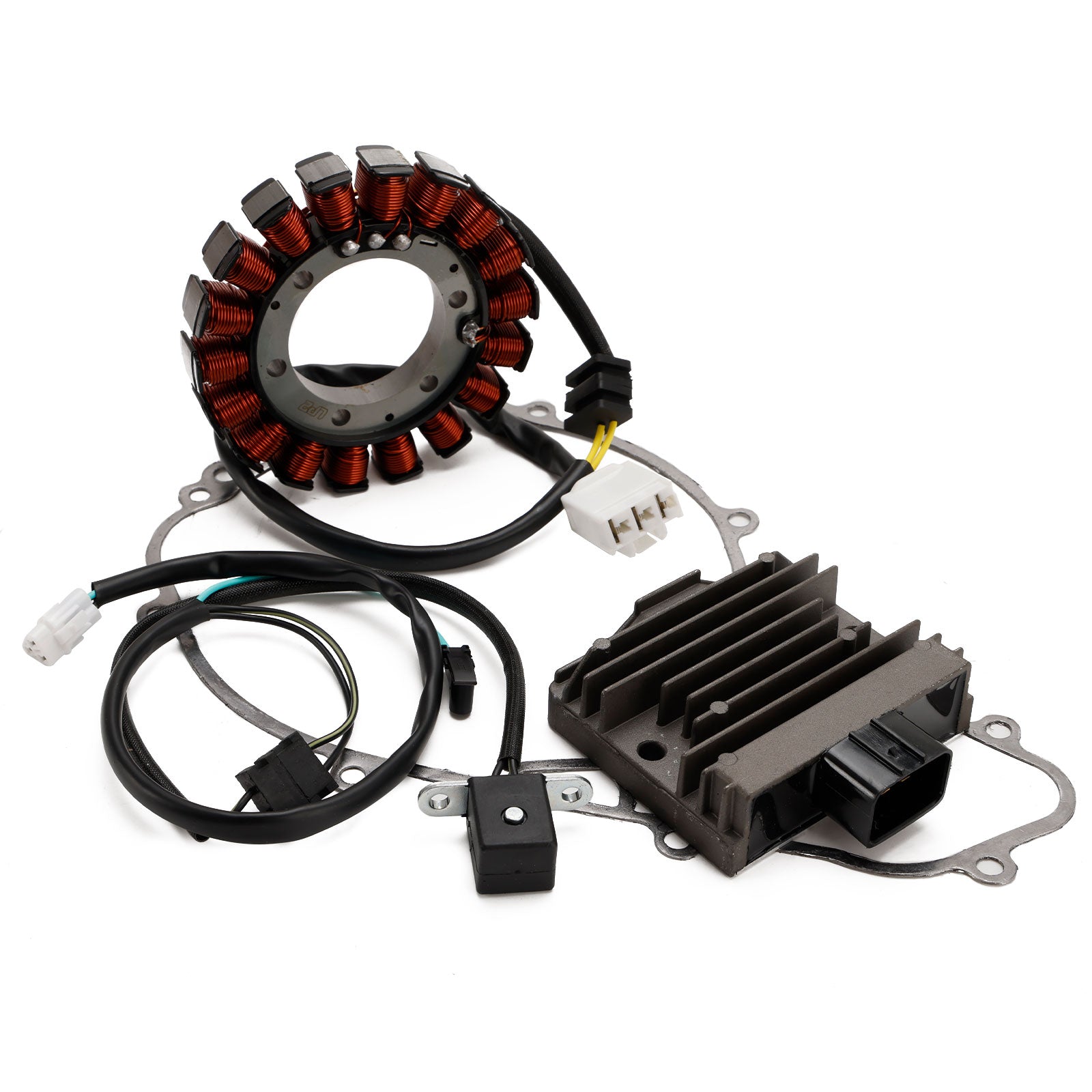 Stator + Voltage Rectifier + Gasket For KAWASAKI KL KLR 650 ADV, ABS 2022-2023