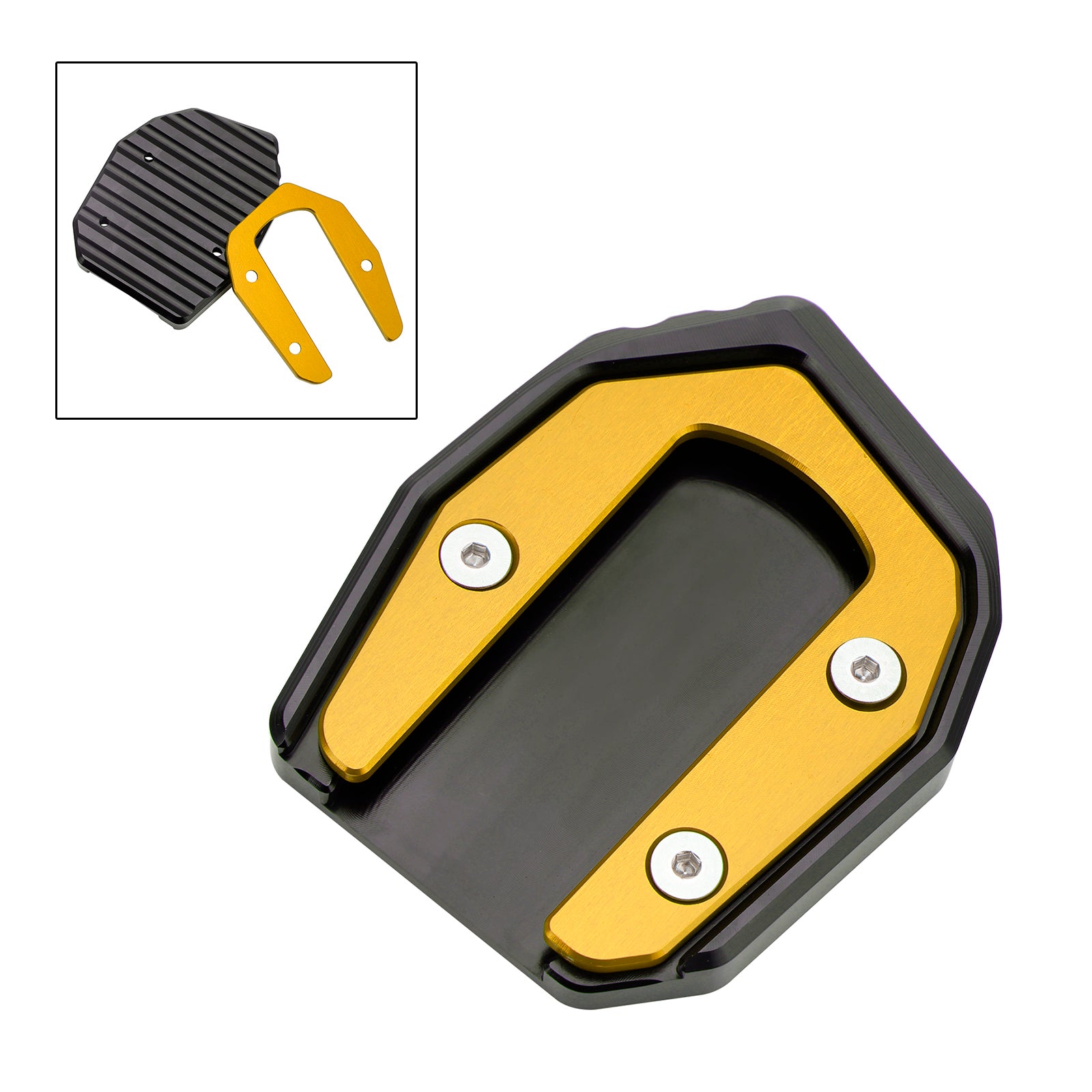 Almohadilla de placa ampliada con soporte para Kawasaki Vulcan S 650 VN650 2015-2021