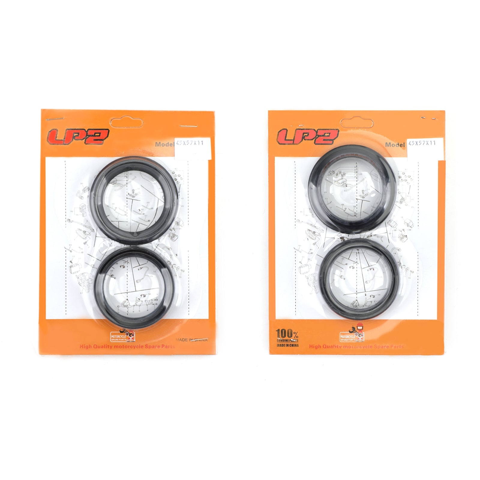 89-03 Honda GL1500 C CR500R CR250R CR125R Front Fork Oil Seal Dust Seal Kit