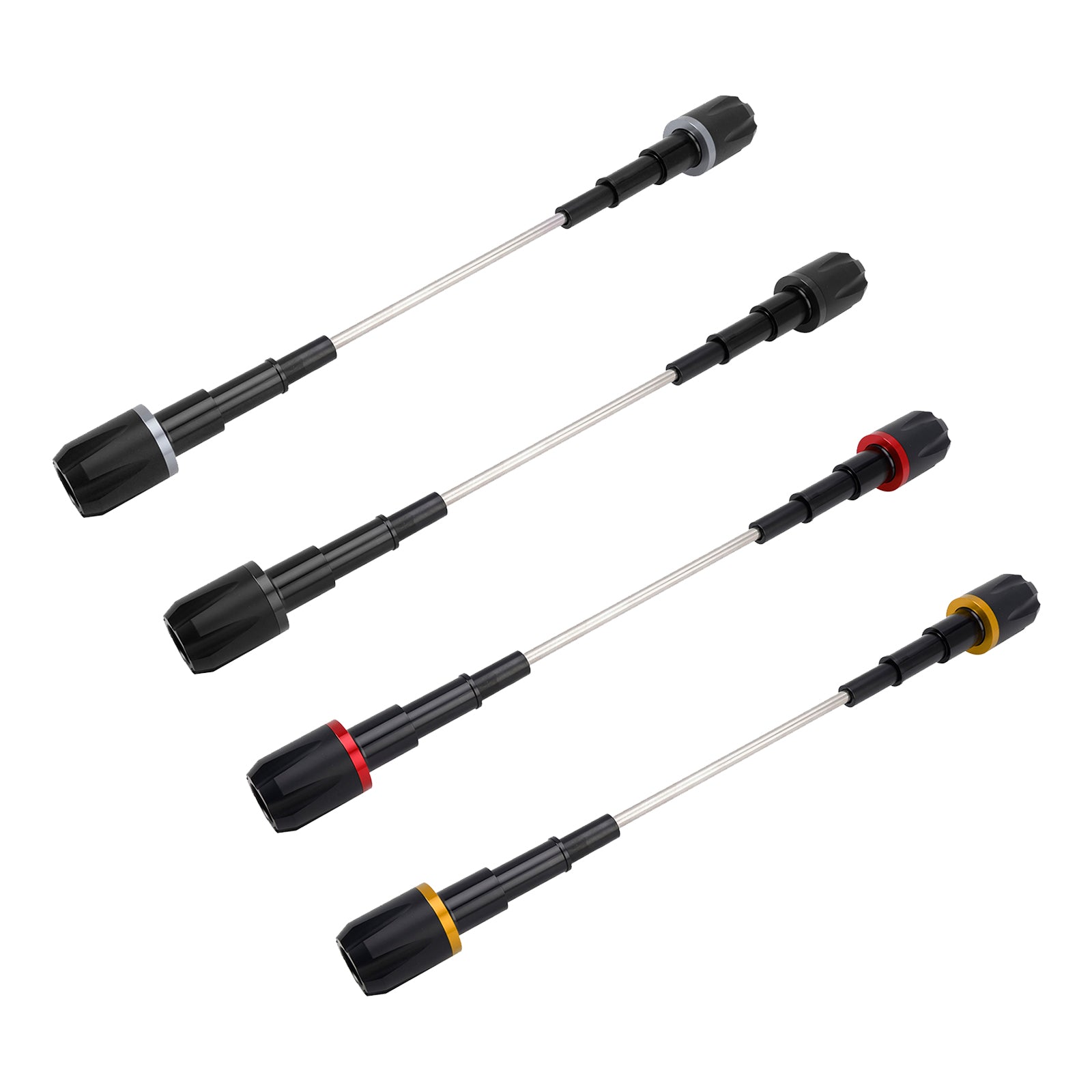 Du Cafe Racer Scrambler 800 Aluminum Frame Crash Slider Protection Gold Black