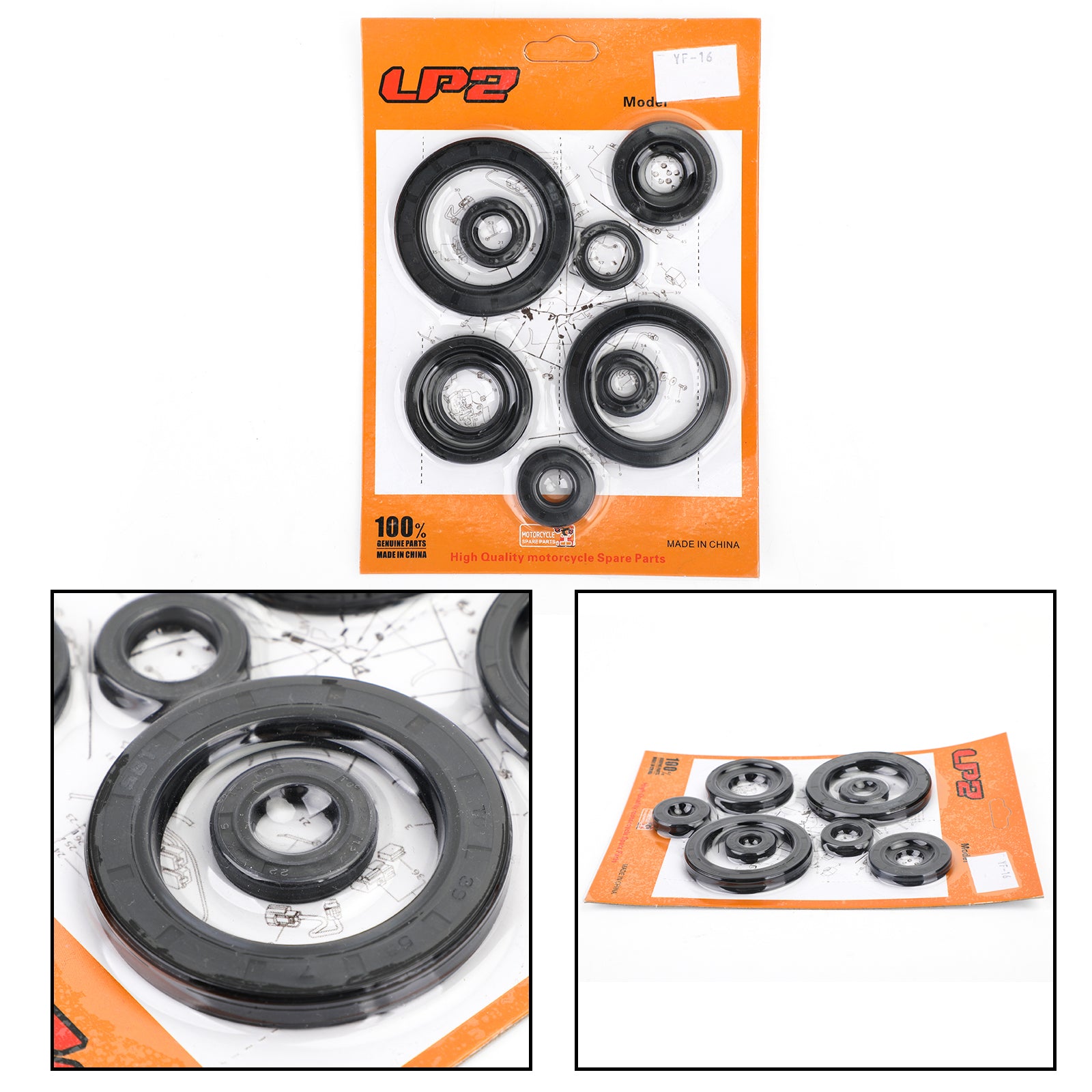 10pcs 07-08 Honda CRF450R CRF 450 R Off-Road Engine Oil Seal Kit Set