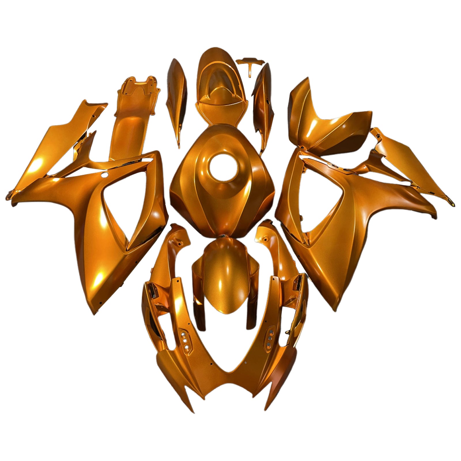 Amotopart 2006-2007 Suzuki GSXR 600/750 Orange Fairing Kit