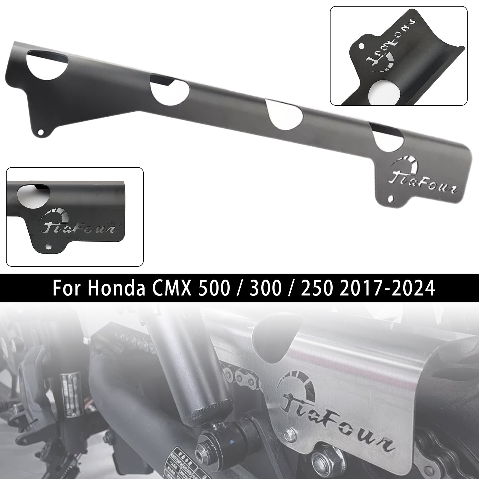 17-24 Honda Rebel CL 250 300 500 CM CMX Chain Guard Cover Protector