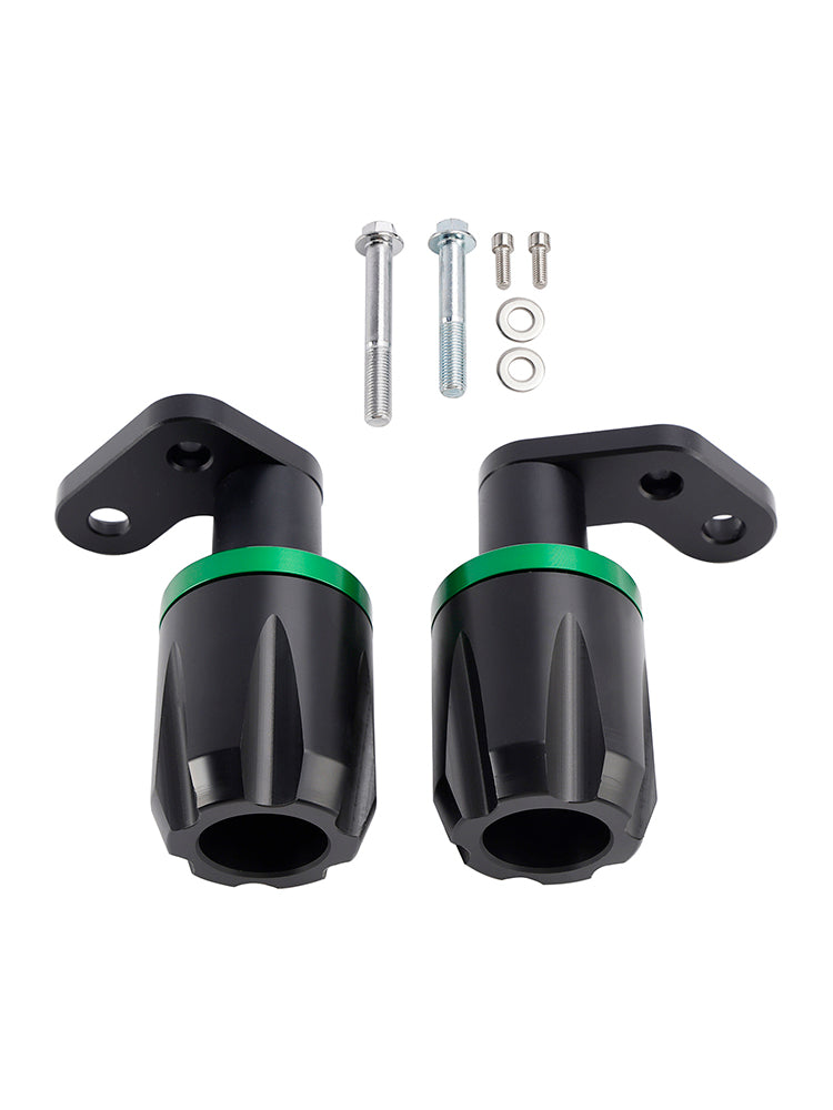 2024-2025 KAWASAKI ZX-6R ZX 6R CNC Anti-Crash Frame Sliders Protector Green