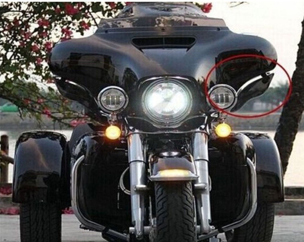 2014-2016 Harley Electra Street Glide Touring Black ABS 7" Windshield Windscreen