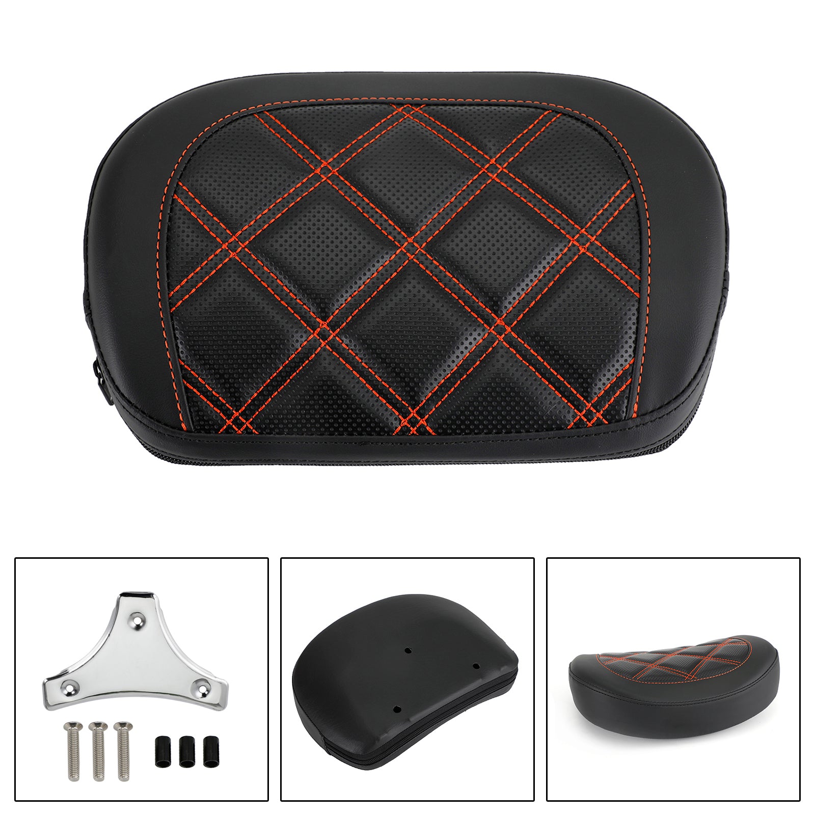 Driver Rider Sissy Bar Seat Backrest Pad for CVO Street Glide FLHXSE 2015-2021