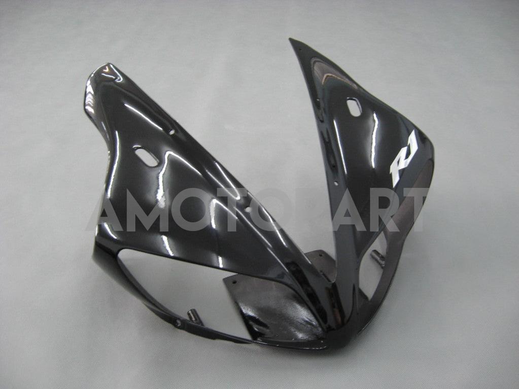 Amotopart 2002-2003 Yamaha YZF 1000 R1 Gloss Black Fairing Kit