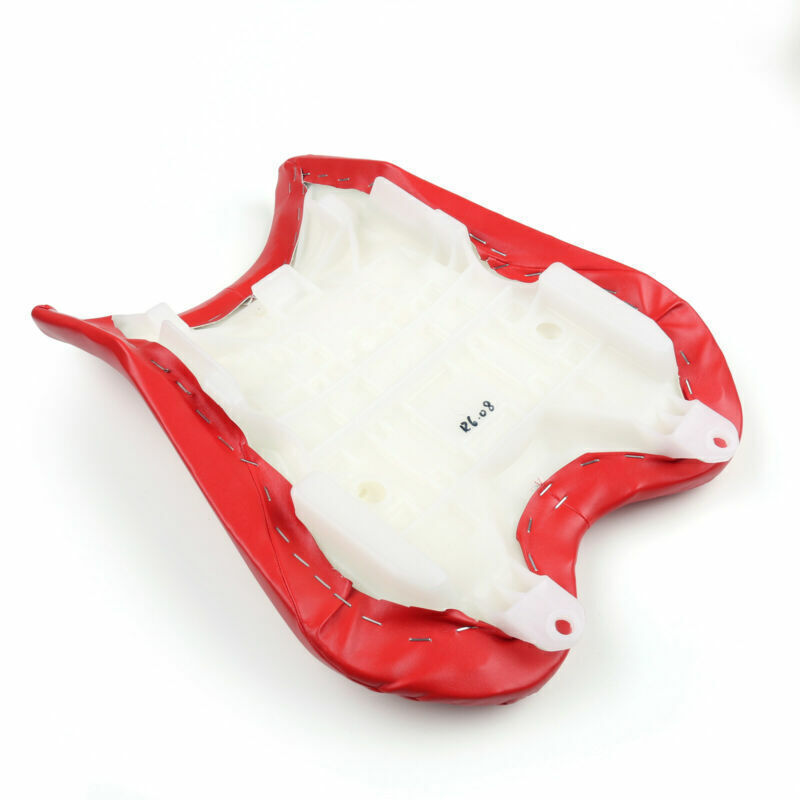 2008-2014 Yamaha YZF R6 Front Rider Seat Cover Leather Red