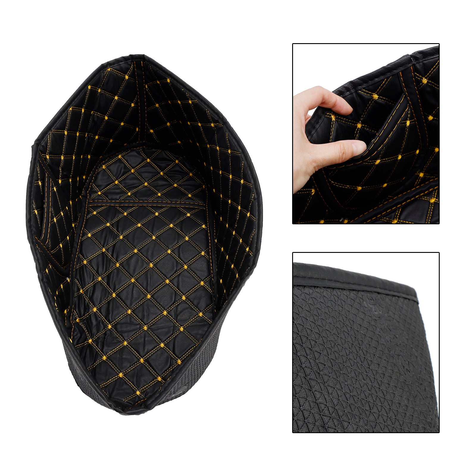 Vespa Gts 300 Gts300 Seat Bucket Liner Pad Trunk Inner Protector Brown