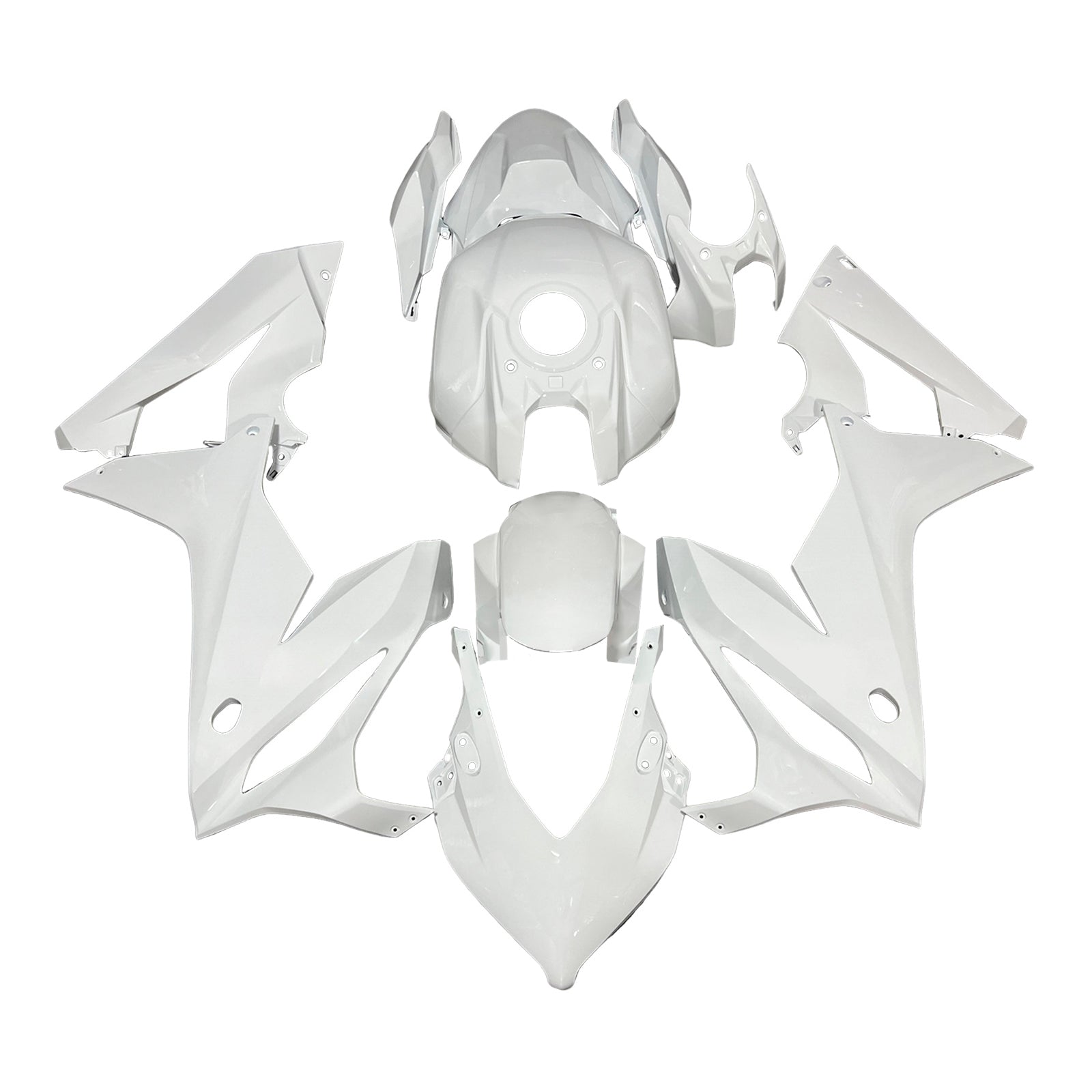 Amotopart 2019-2020 Honda CBR650R White Fairing Kit