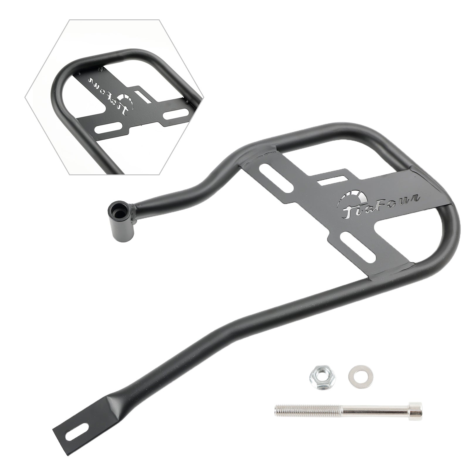 22-23 フィールドハンター 350 ラゲッジラック サイドサドル バッグマウント ブラケット 左