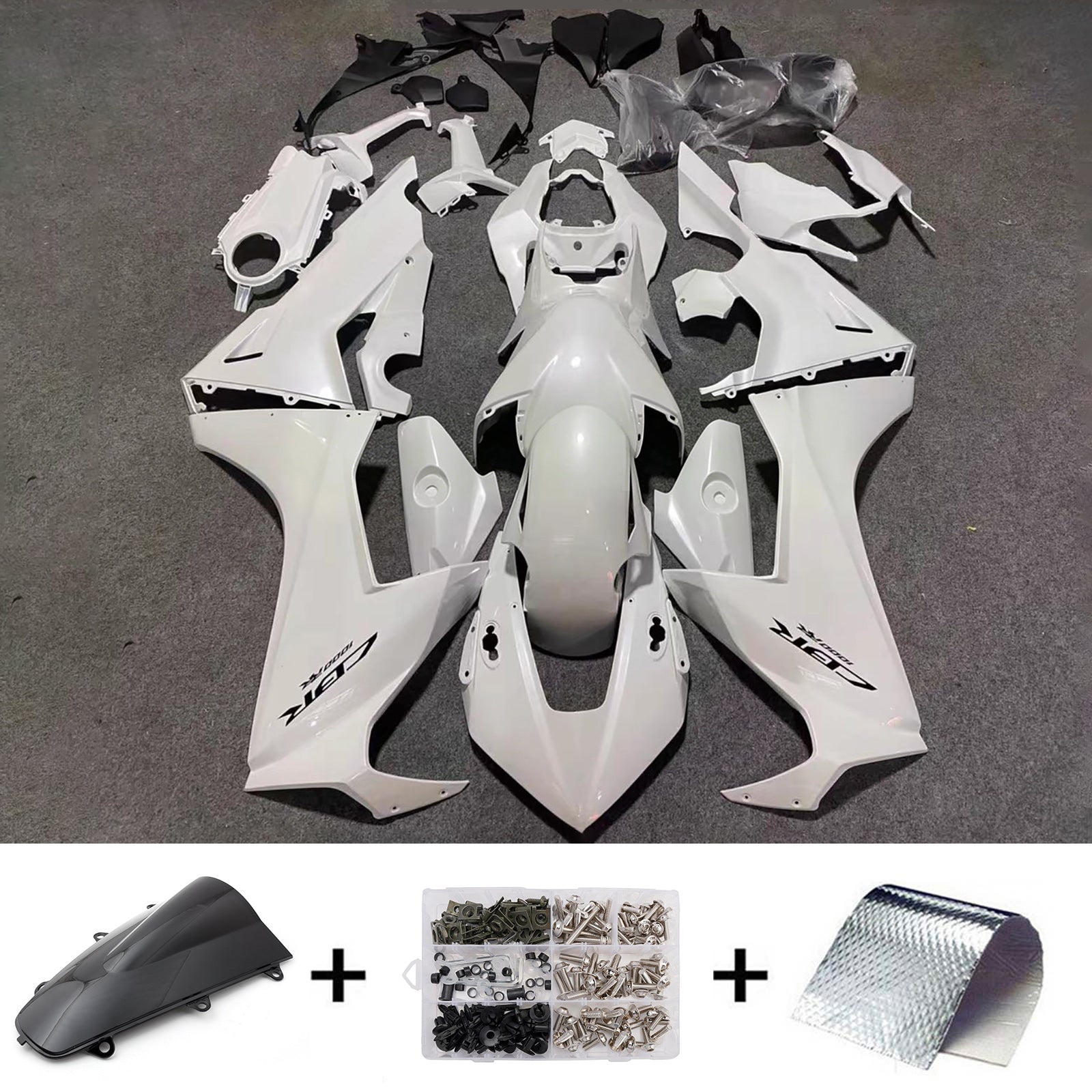 Amotopart 2017–2026 Honda CBR1000RR weißes Verkleidungsset