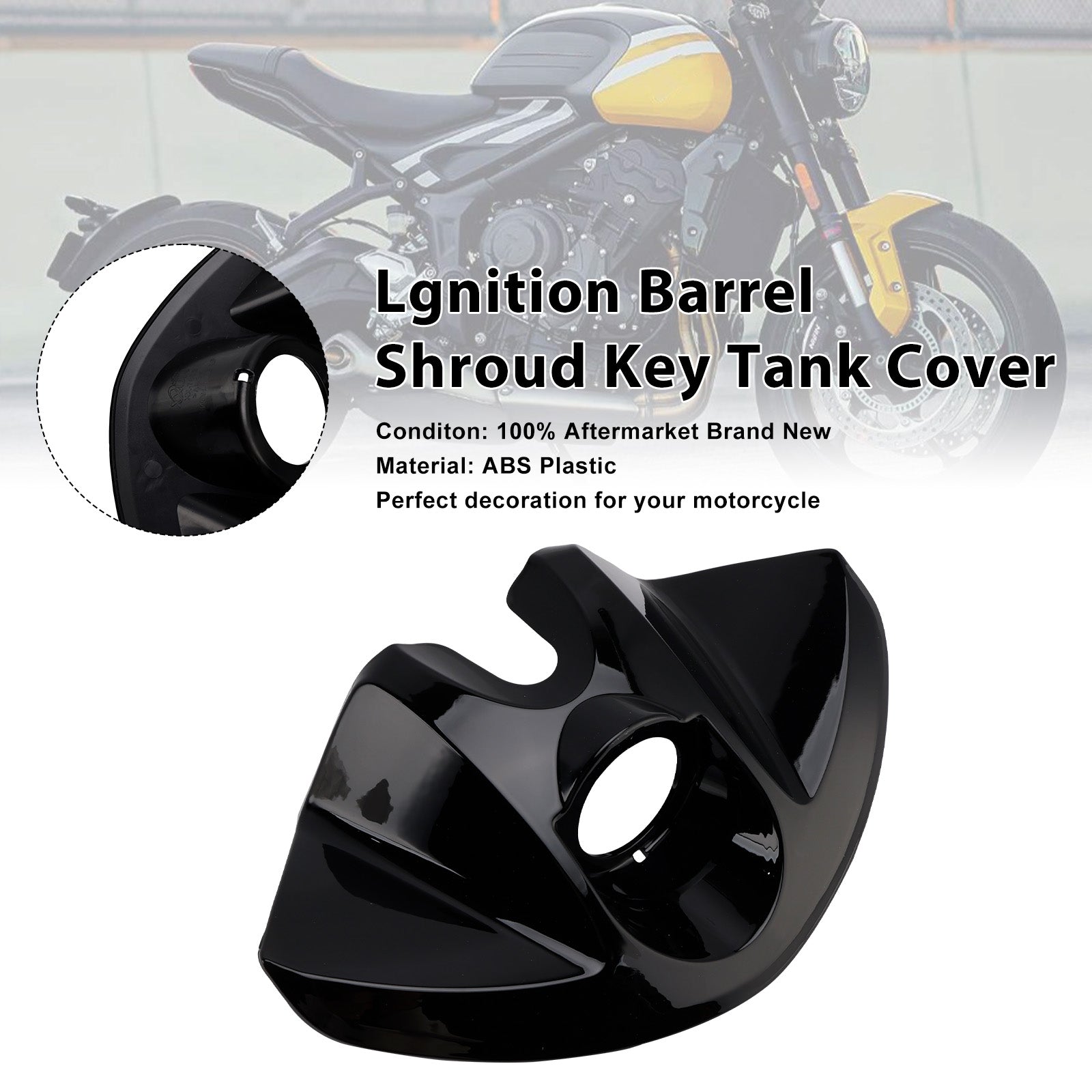 Trident 660 2022-2025 Lgnition Barrel Shroud Key Tank Cover