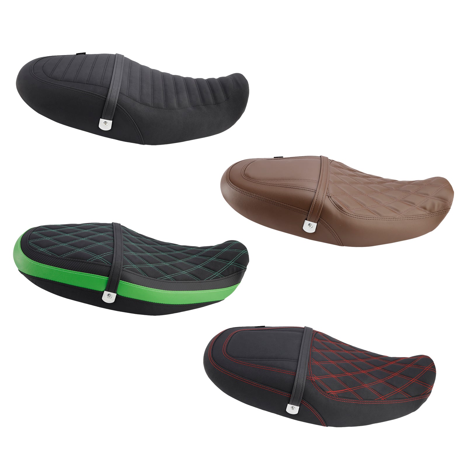 18-24 Kawasaki Ninja Z900Rs Replace Front Rear Driver Passenger Seat White Red