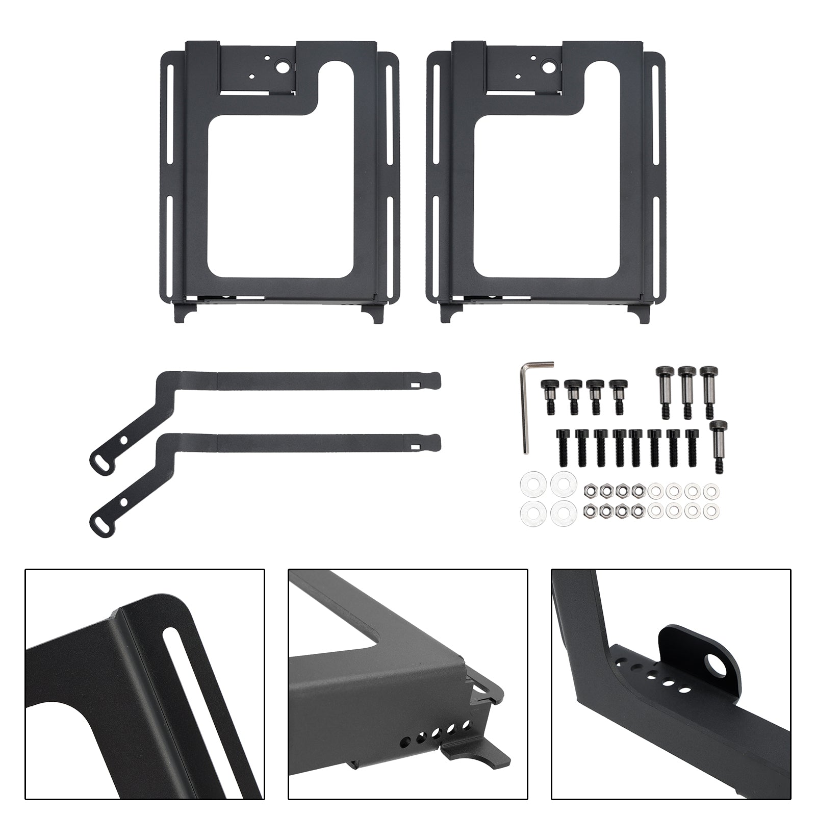 Polaris Rzr 800/900 1000 Xp Turbo Rs1 2X Lower Recline Seat Bases Set Fits