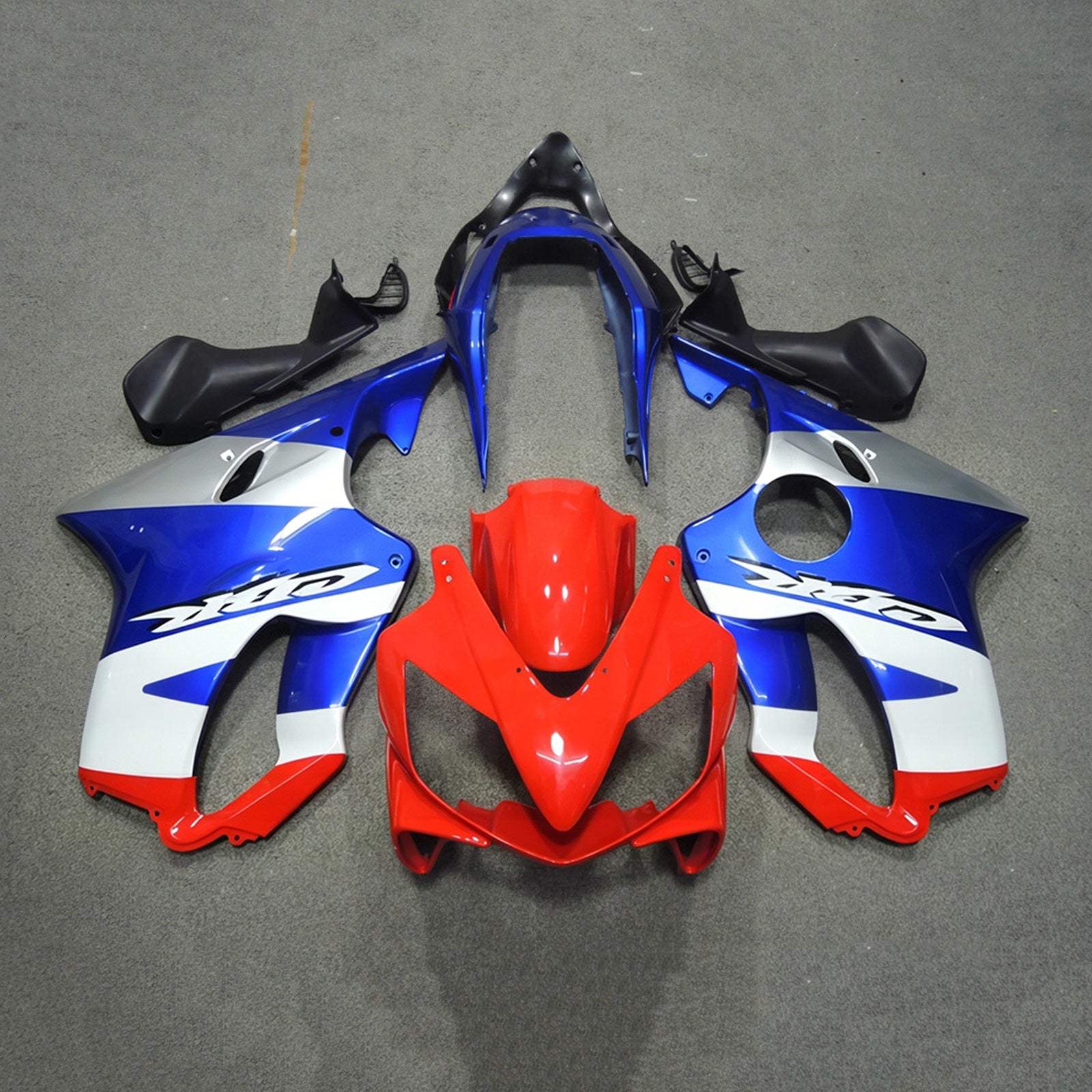 Sada kapotáže Amotopart 2004-2007 Honda CBR600 F4i bílá/modrá/červená