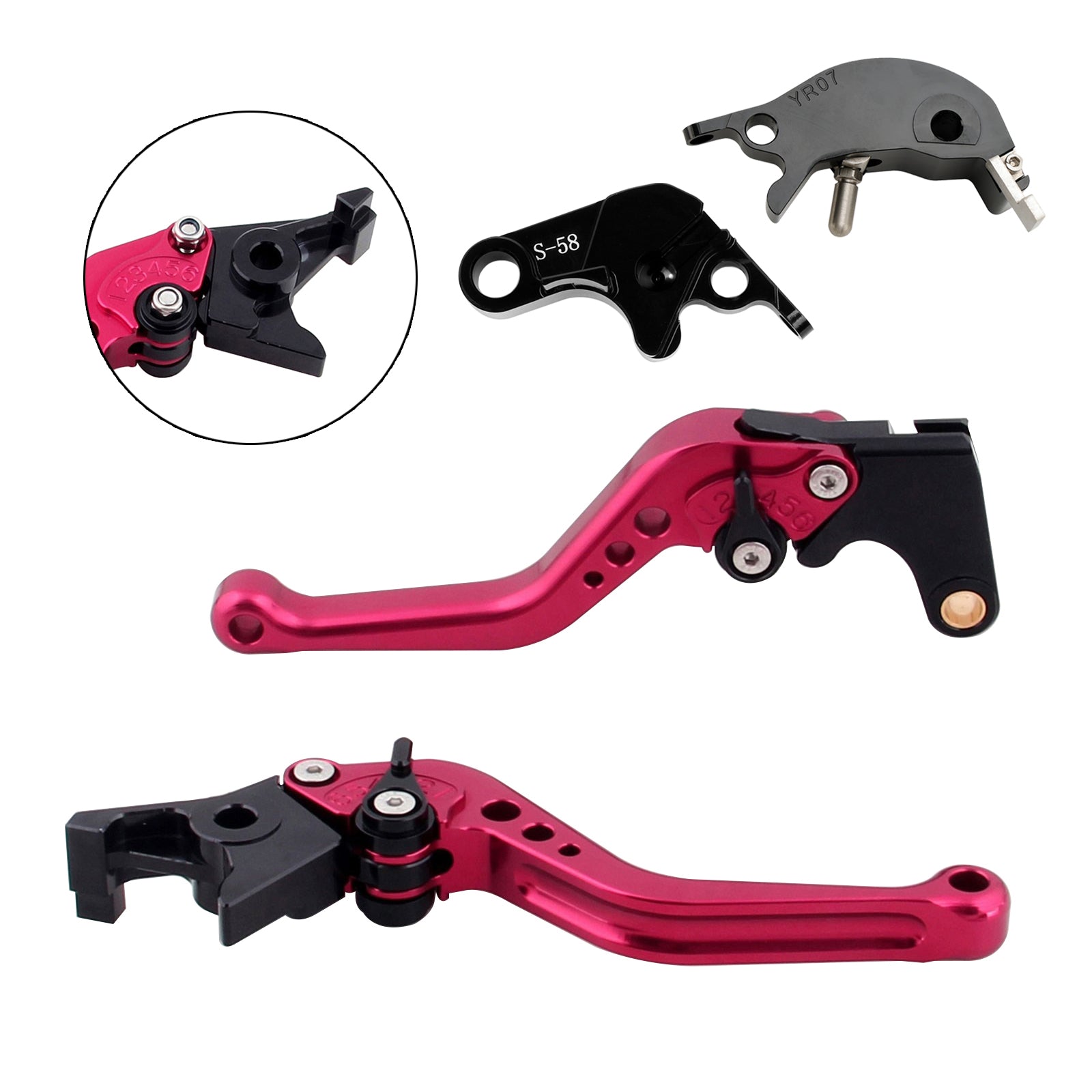 22-23 YAMAHA YZF R7 MT-10/SP FZ-10/SP NEW Short Clutch Brake Lever