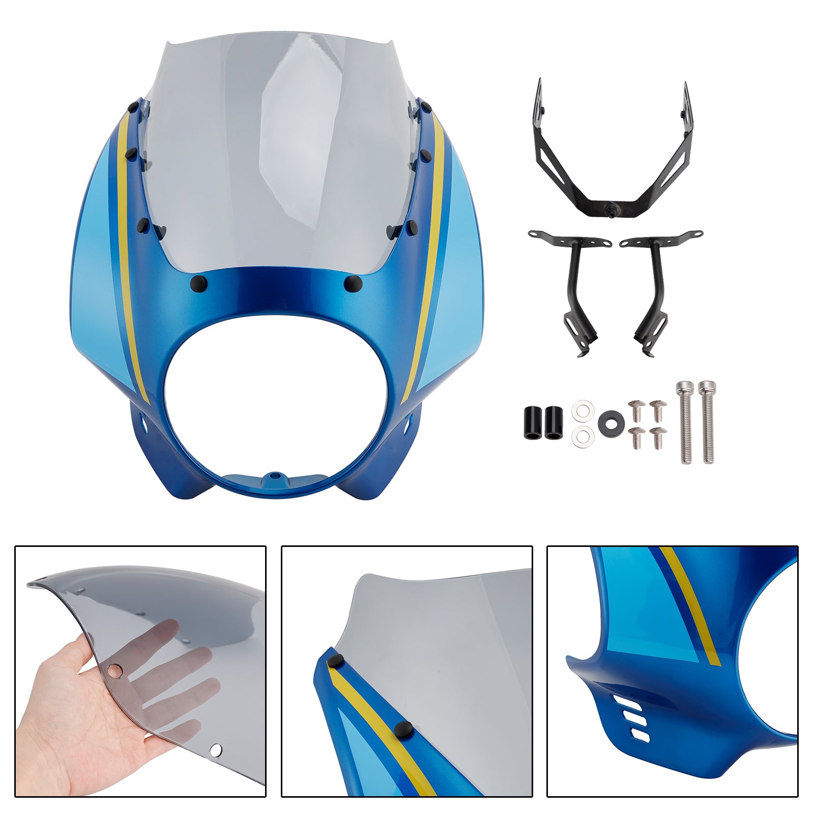 Yamaha XSR900 2022-2025 Headlight Fairing Windshield WindScreen