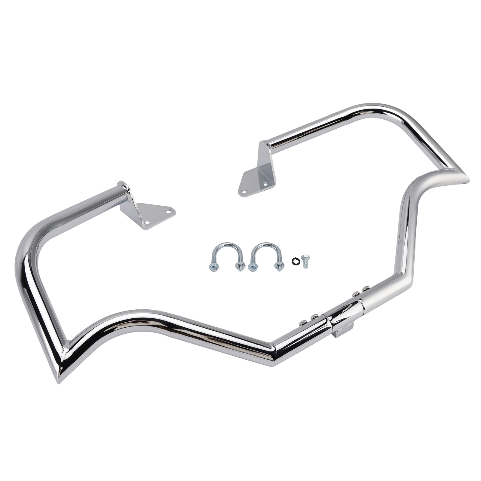 06-17 Dyna Street Bob Chrome Engine Guard Frame Anti-Crash Bumper Protector