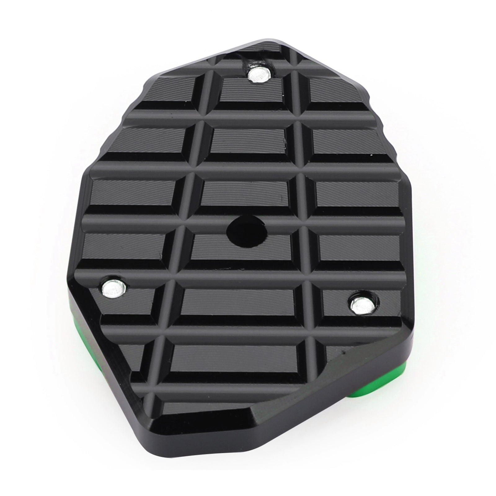 17-19 KAWASAKI Z900 Z1000SX Kickstand Side Stand Plate Extension Pad Green