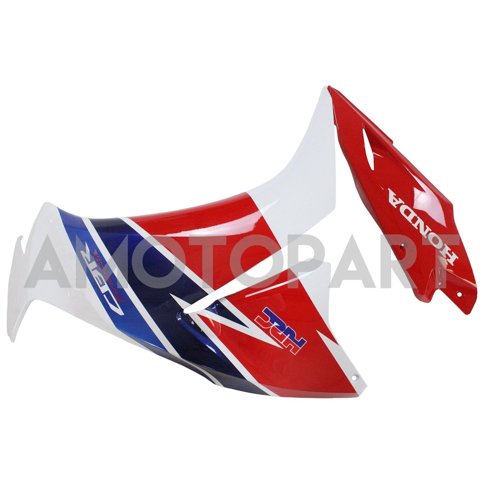 Amotopart 2012-2016 Honda CBR1000RR White Red Fairing Kit