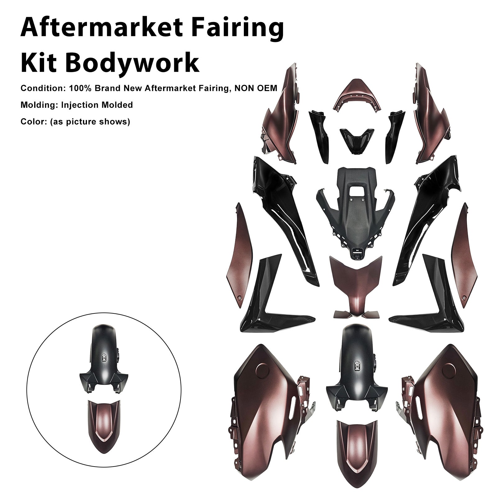 Amotopart 2025-2026 Yamaha TMAX560 Fairing Kit Collection