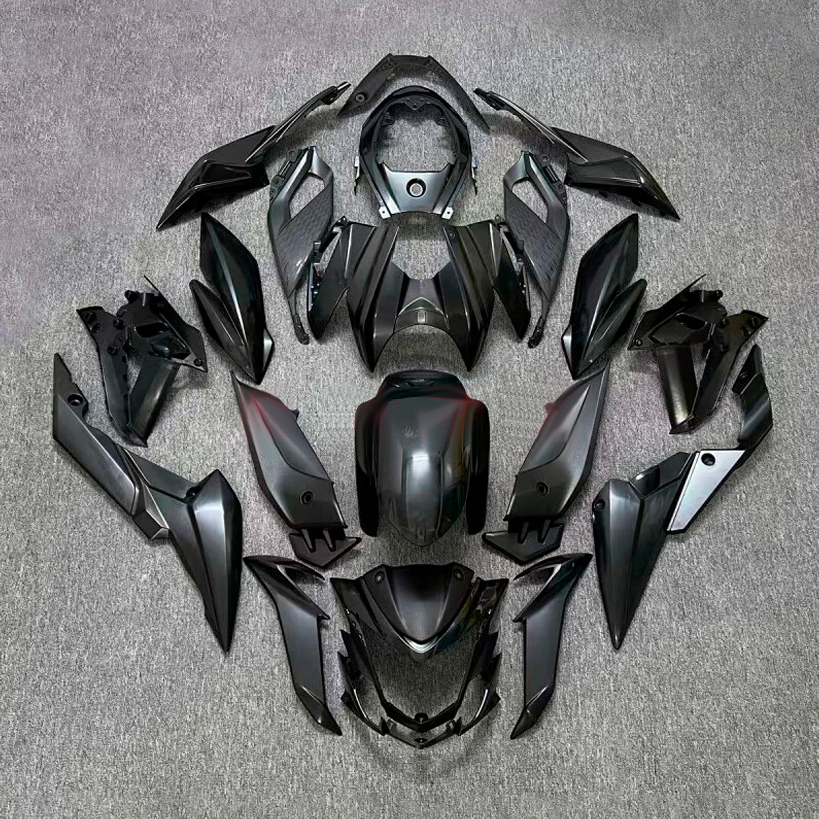 Amotopart 2017-2022 Suzuki GSXS 750 Black Fairing Kit