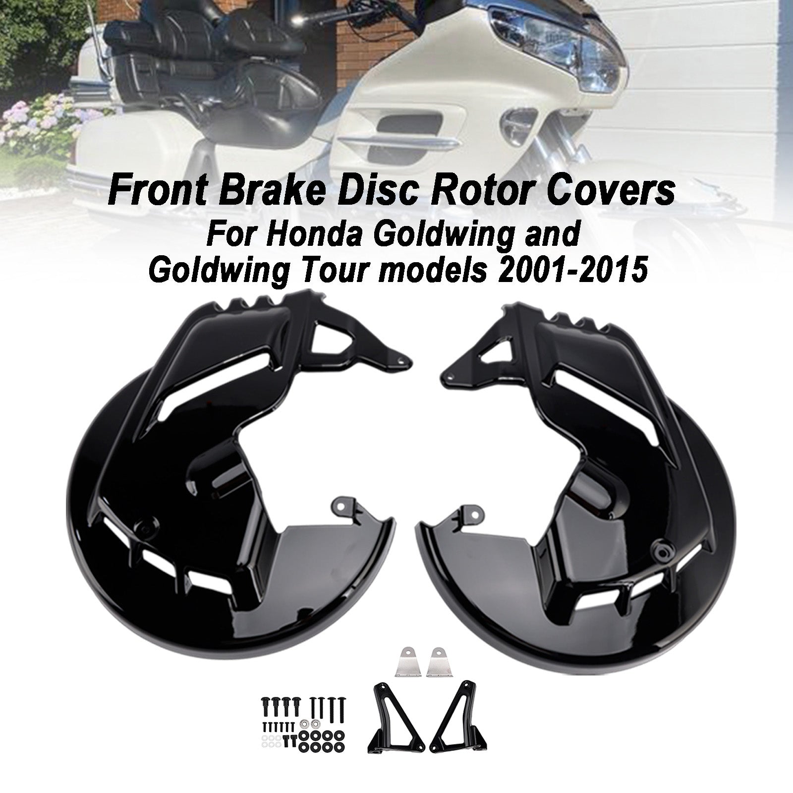 Honda Goldwing GL1800 F6B 01-15 Front Brake Disc Rotor Covers