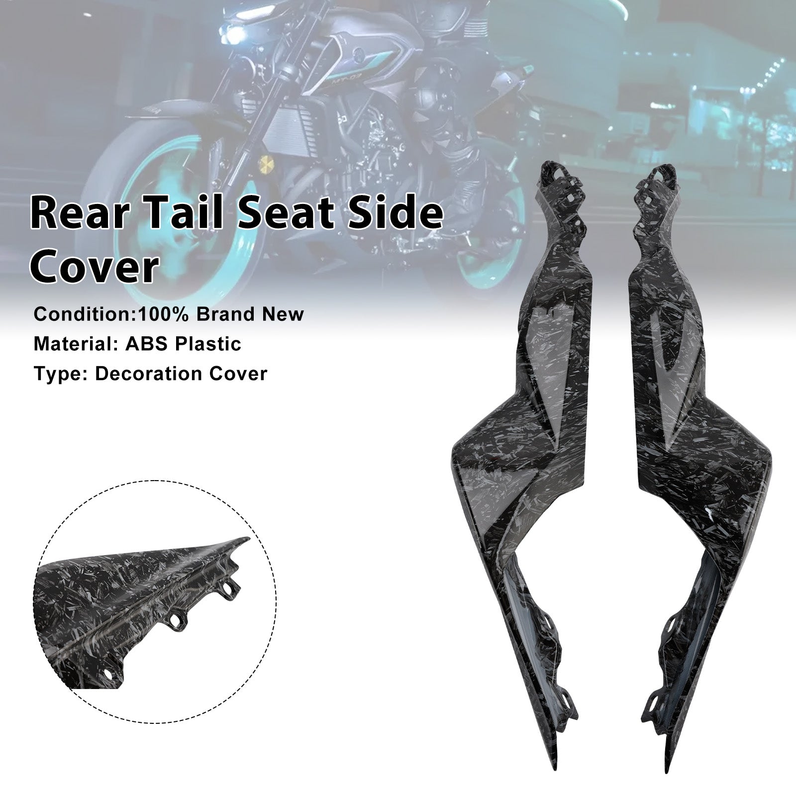 2025-2026 Yamaha YZF-R3 R25 MT-03 Rear Tail Seat Side Cover Fairing