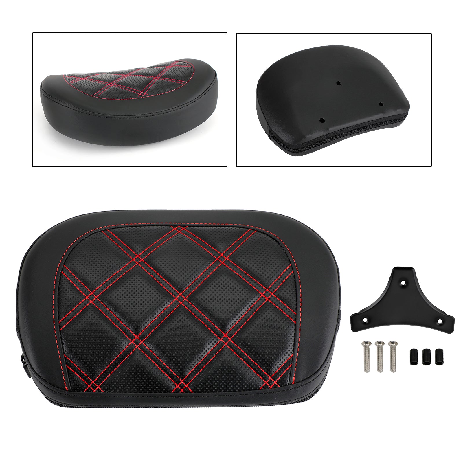 Driver Rider Sissy Bar Seat Backrest Pad for CVO Street Glide FLHXSE 2015-2021