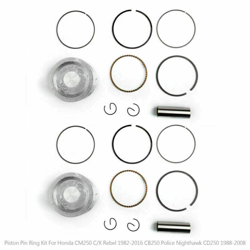 Kit Honda 47mm T4 CA Pistone STD 250 x 53mm CMX Rebel 250 13101-KR3-013 Adatto all'anello