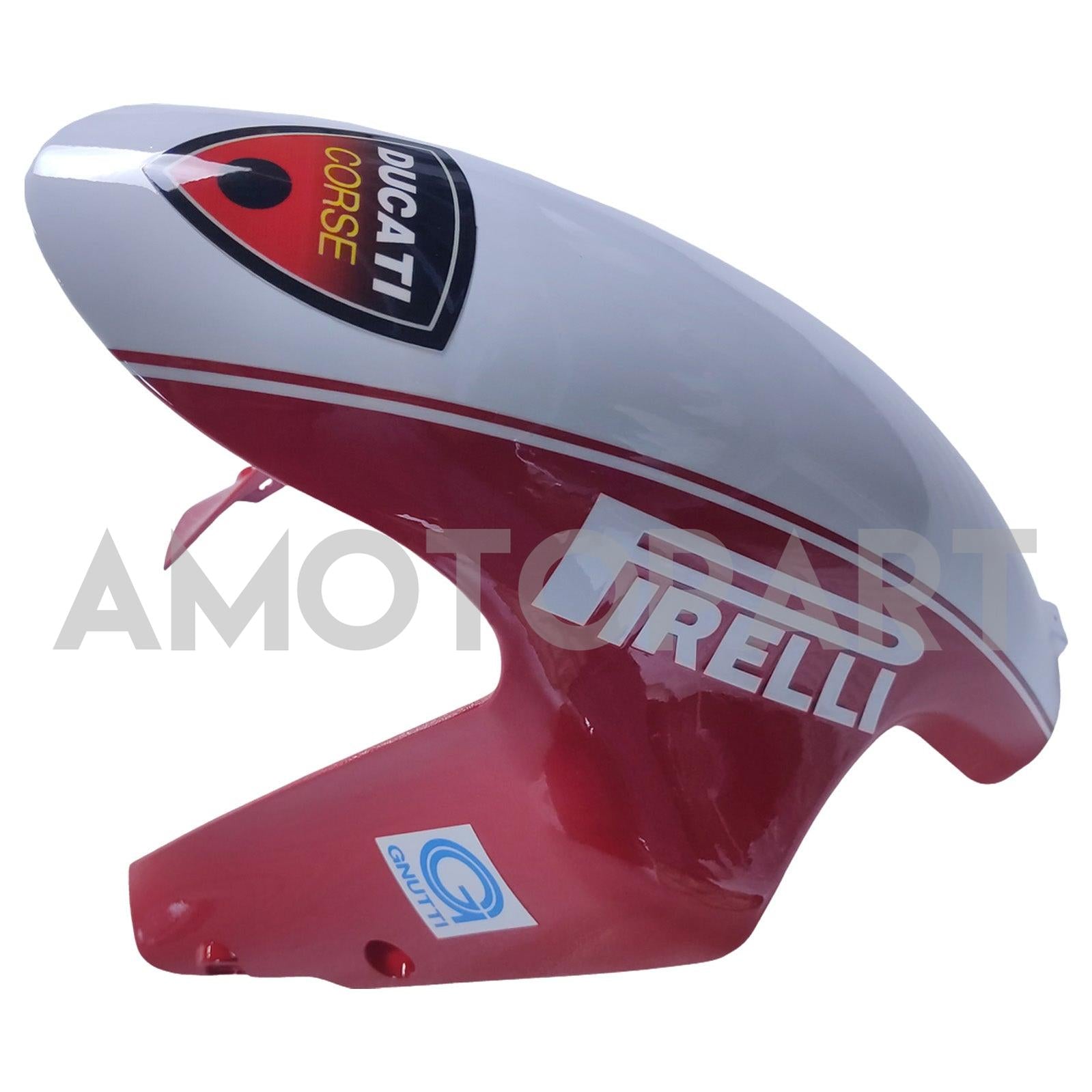 Amotopart All Years Ducati 1098/1198/848 Red White Fairing Kit