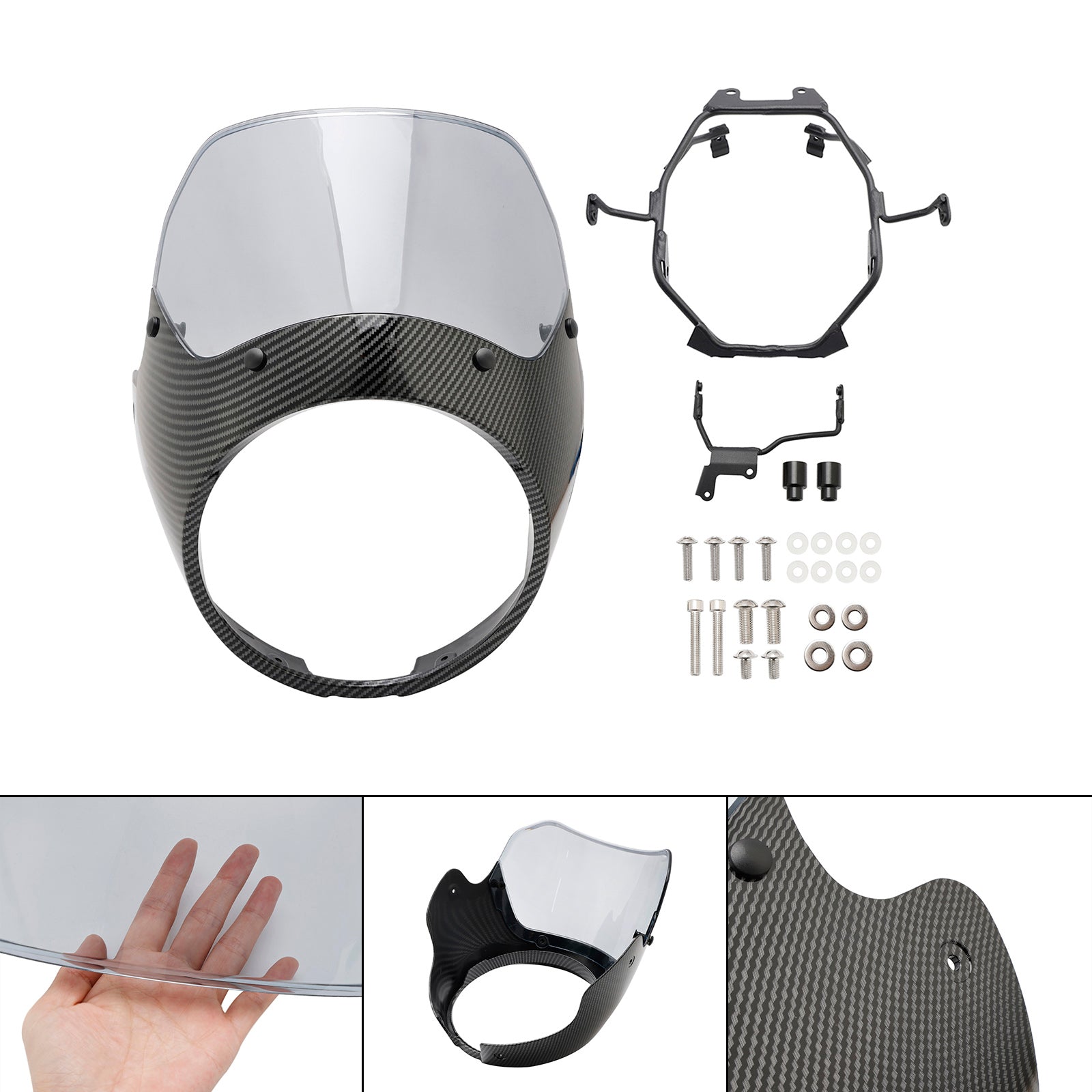 2023-2024 Honda GB350 GB350S vindrutan vindruta strålkastare